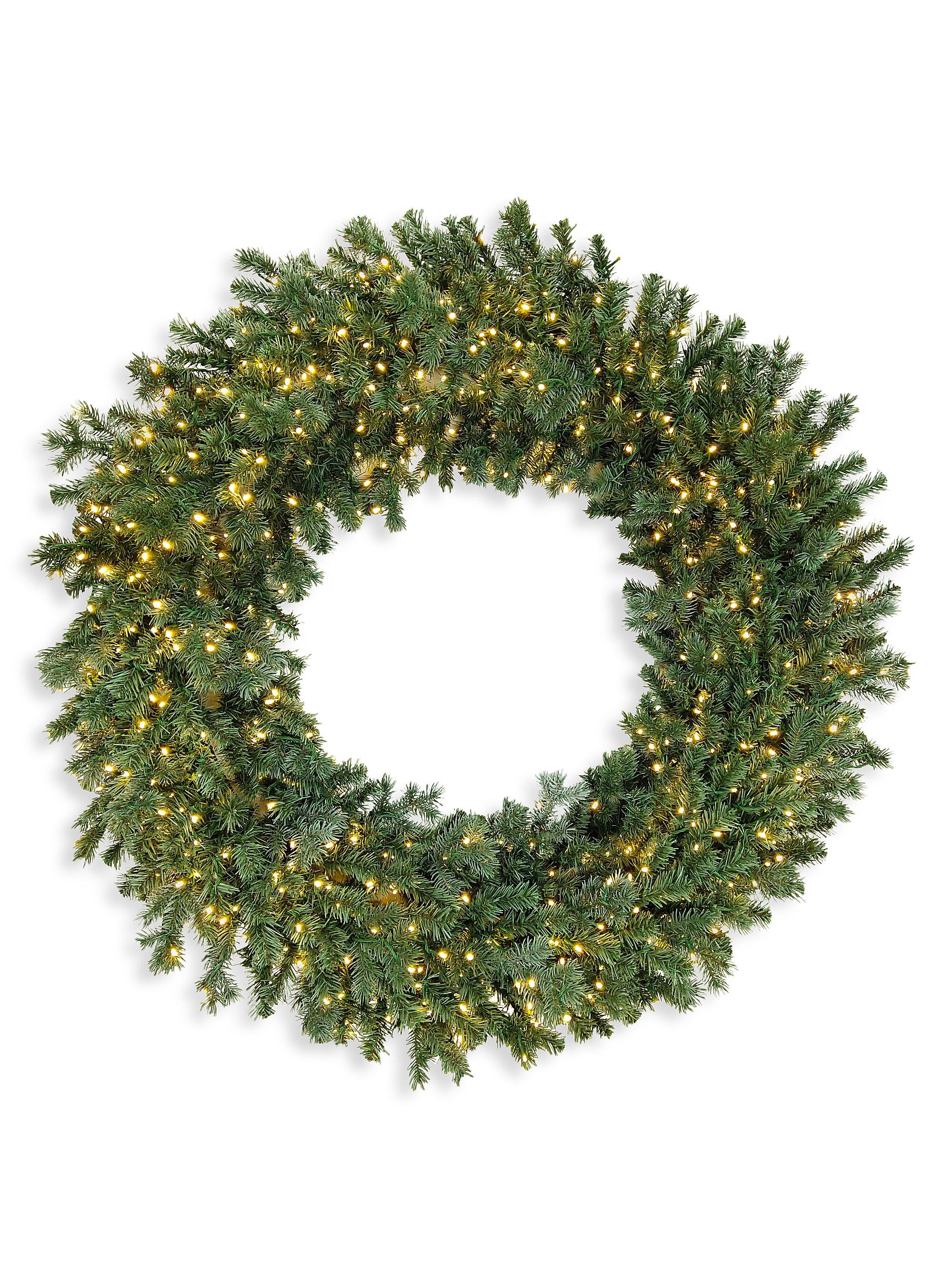 Winward Home Holiday Silver Spruce Wreath