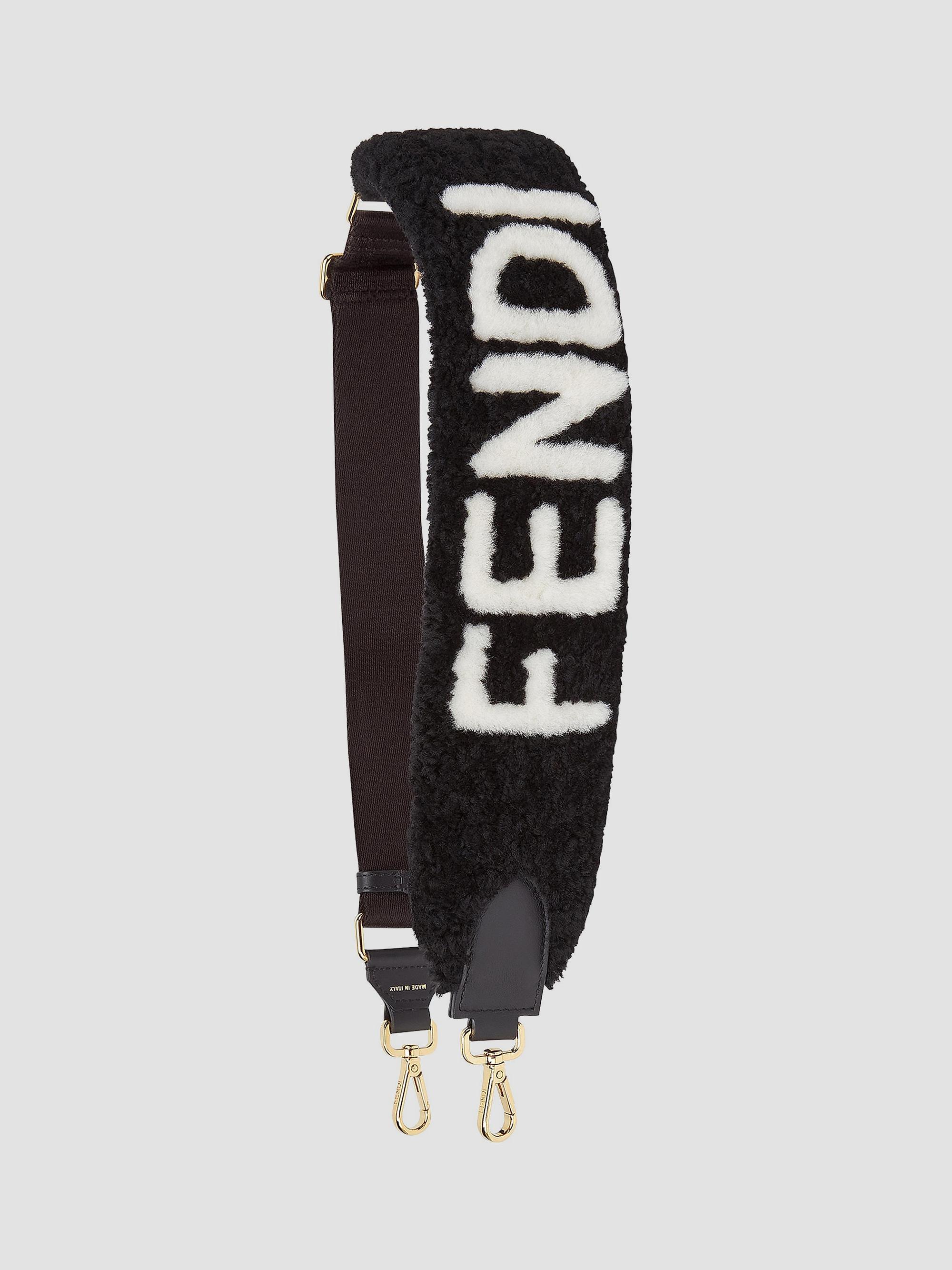 Logo Shearling Strap