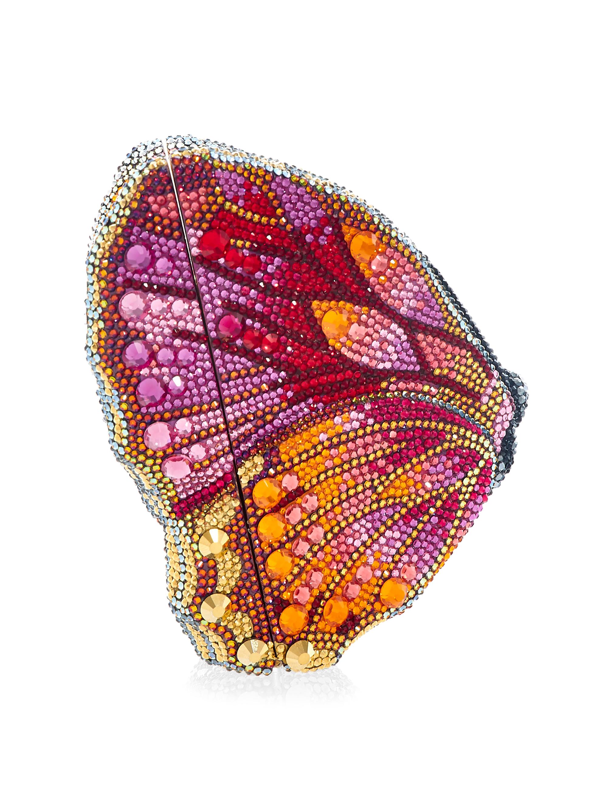 Judith Leiber Couture Butterfly Fireclipper Crystal Clutch Saks