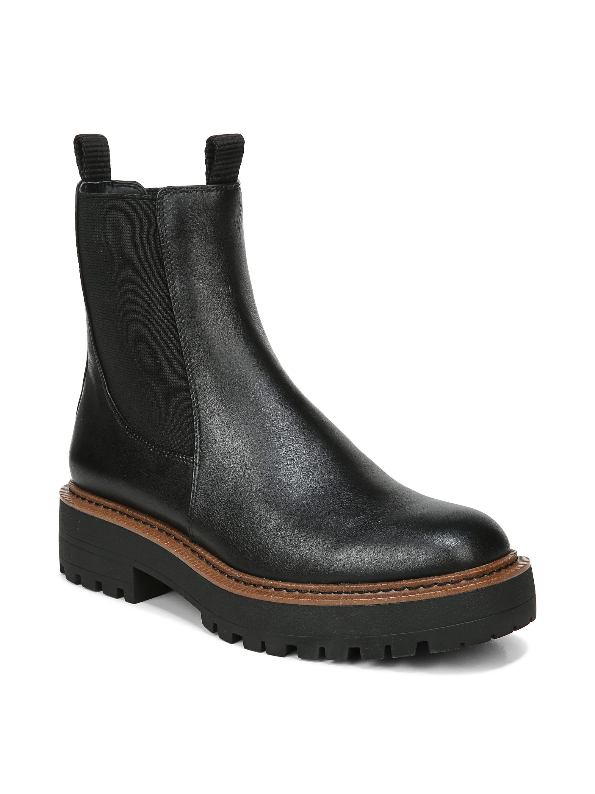 Sam Edelman Laguna Lug-Sole Leather Combat Boots | Saks 
