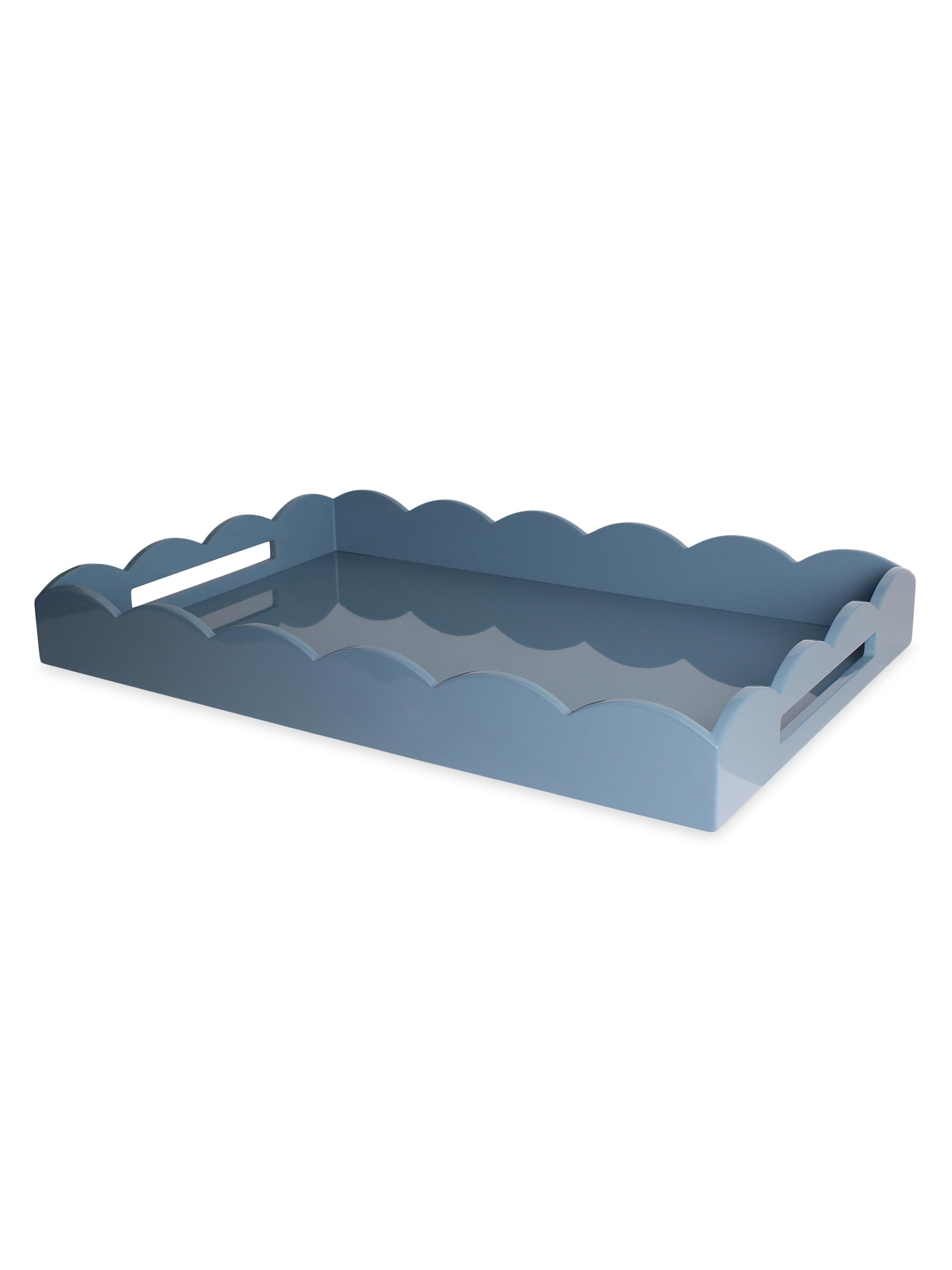 Addison Ross Scalloped Tray - Orange