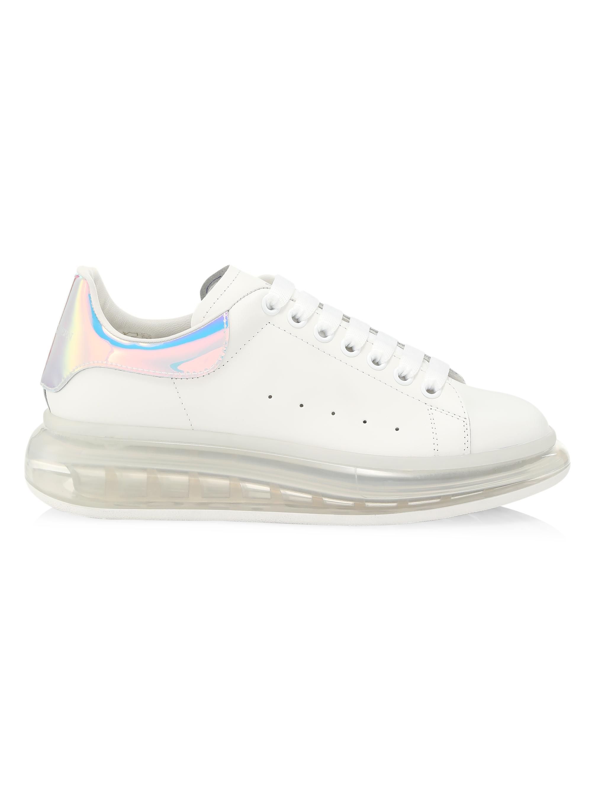 Oversize Flat Shoes - Alexander Mcqueen - Multi - Leather Women main image 2