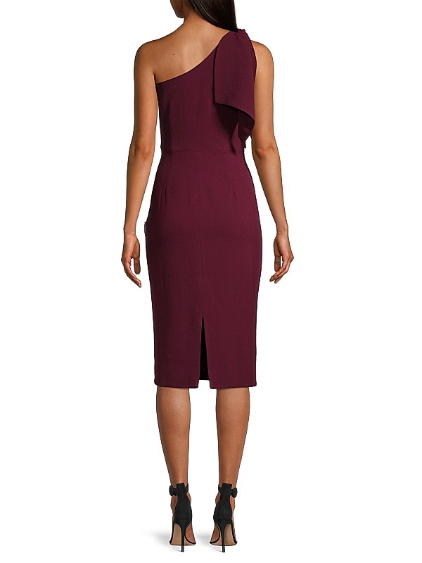 Shop Dress The Population Tiffany One-Shoulder Dress | Saks Shop Dress The Population Tiffany One-Shoulder Dress | Saks