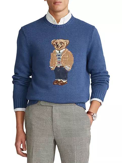 90s Ralph Lauren Polo Sport Teddy Bear Sweater