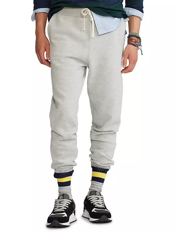 Shop Polo Ralph Lauren Cotton Fleece Athletic Pants