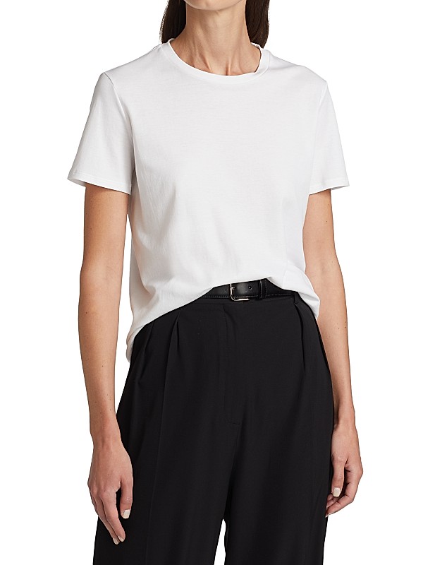 Shop The Row Wesler Cotton T-Shirt | Saks Fifth Avenue Shop The Row Wesler Cotton T-Shirt | Saks Fifth Avenue