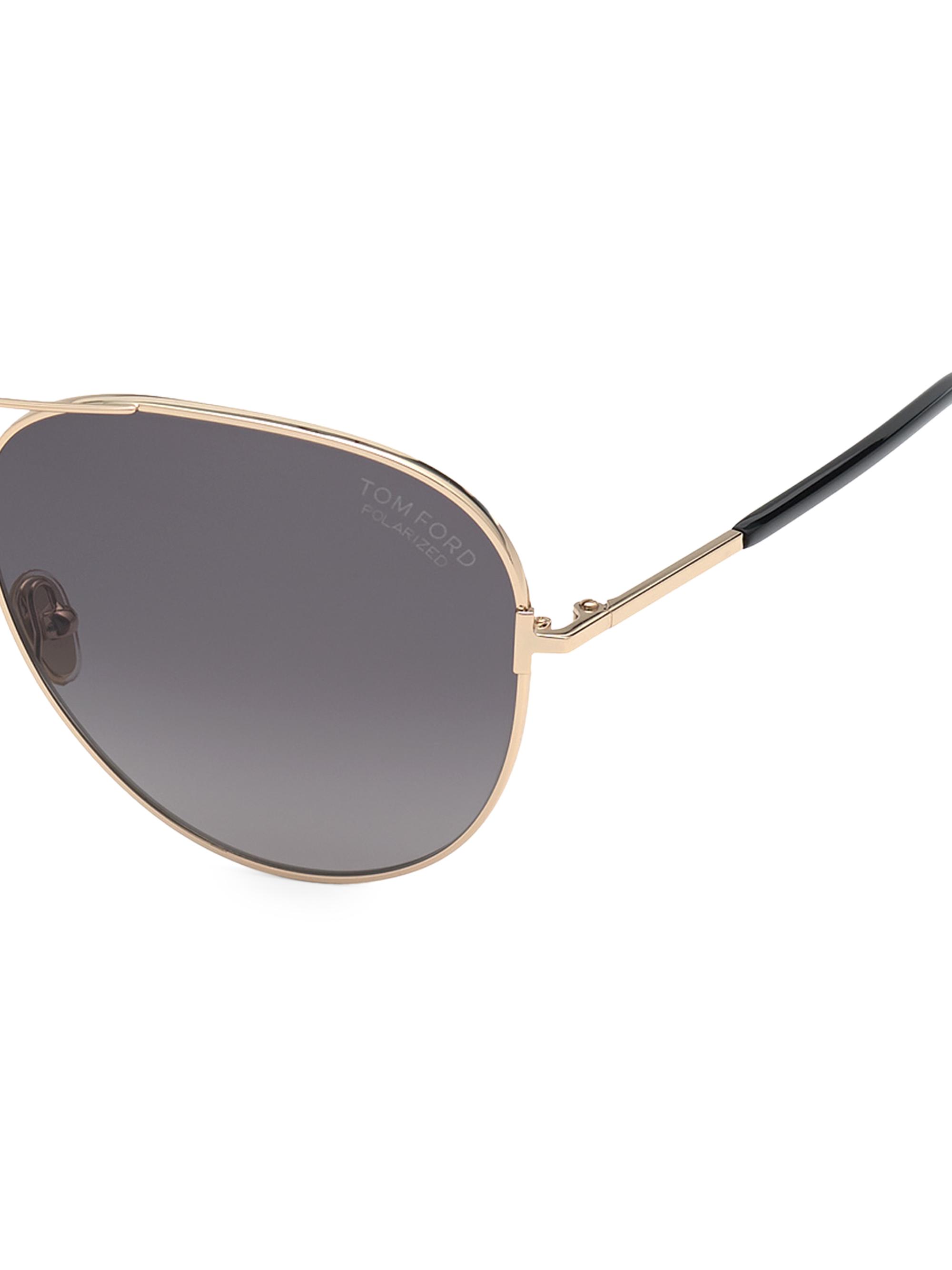 TOM FORD Clark 59MM Aviator Sunglasses | Saks Fifth Avenue display picture 2