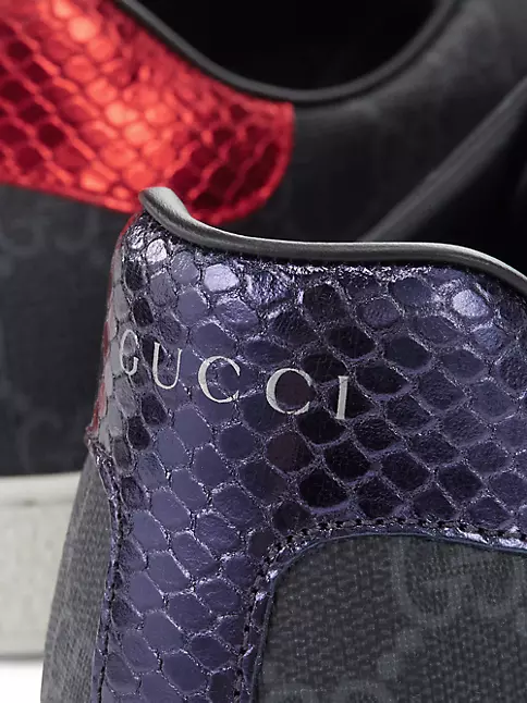 Gucci Kids GG Supreme Diaper Bag - Black