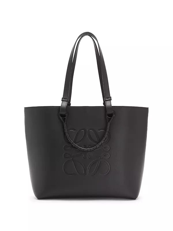 Inflated Anagram small leather tote