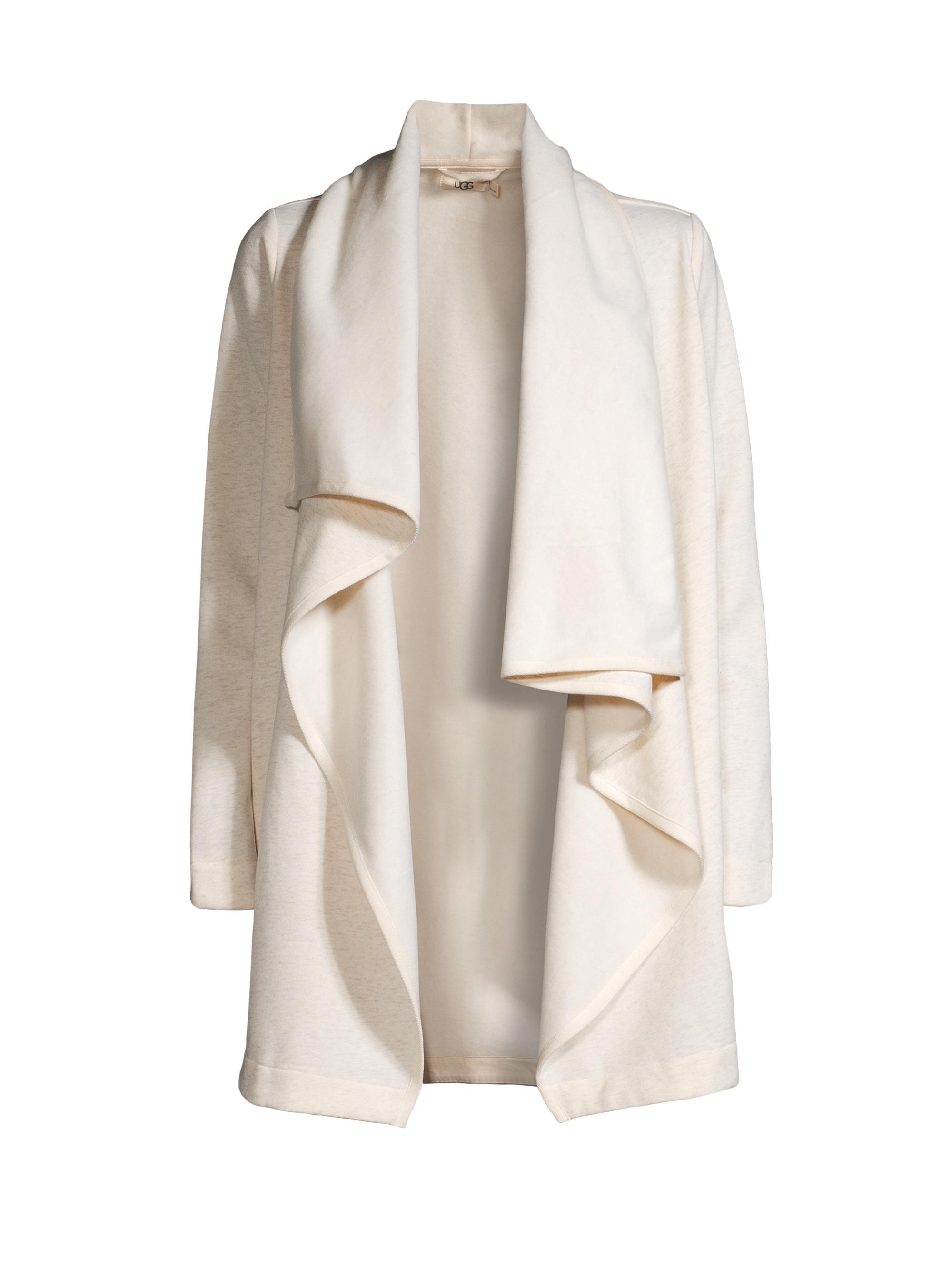 UGG Women's Janni Fleece Blanket Cardigan - Oatmeal Heather