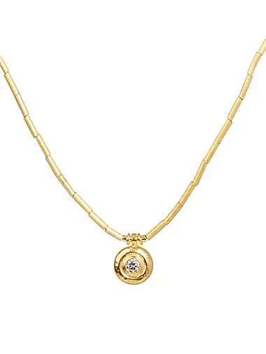 24K 995 Pure Gold Necklace for Women