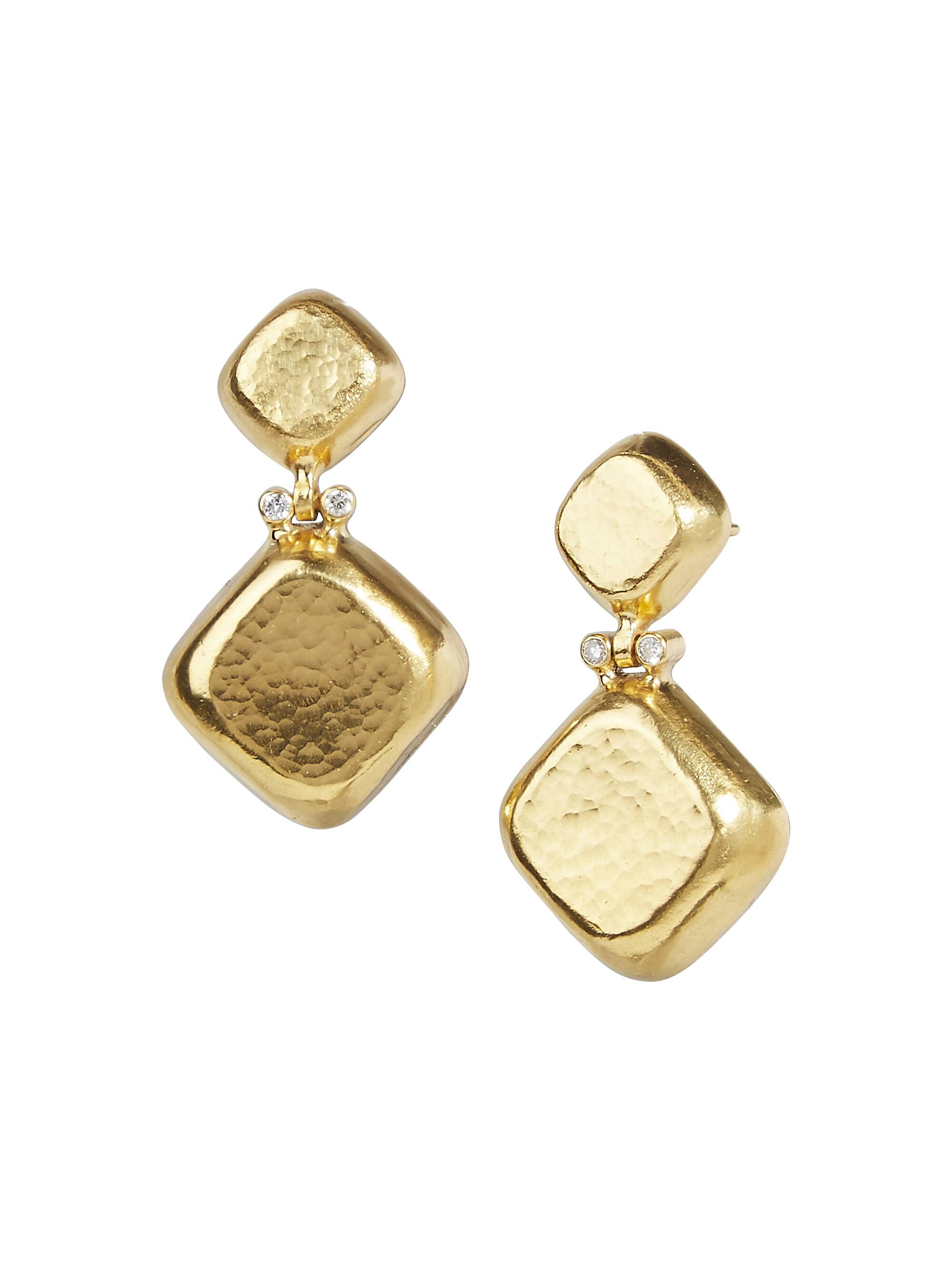 Gurhan Women's Bon-Bon 24K Yellow Gold & Diamond Double-Drop Earrings - Gold
