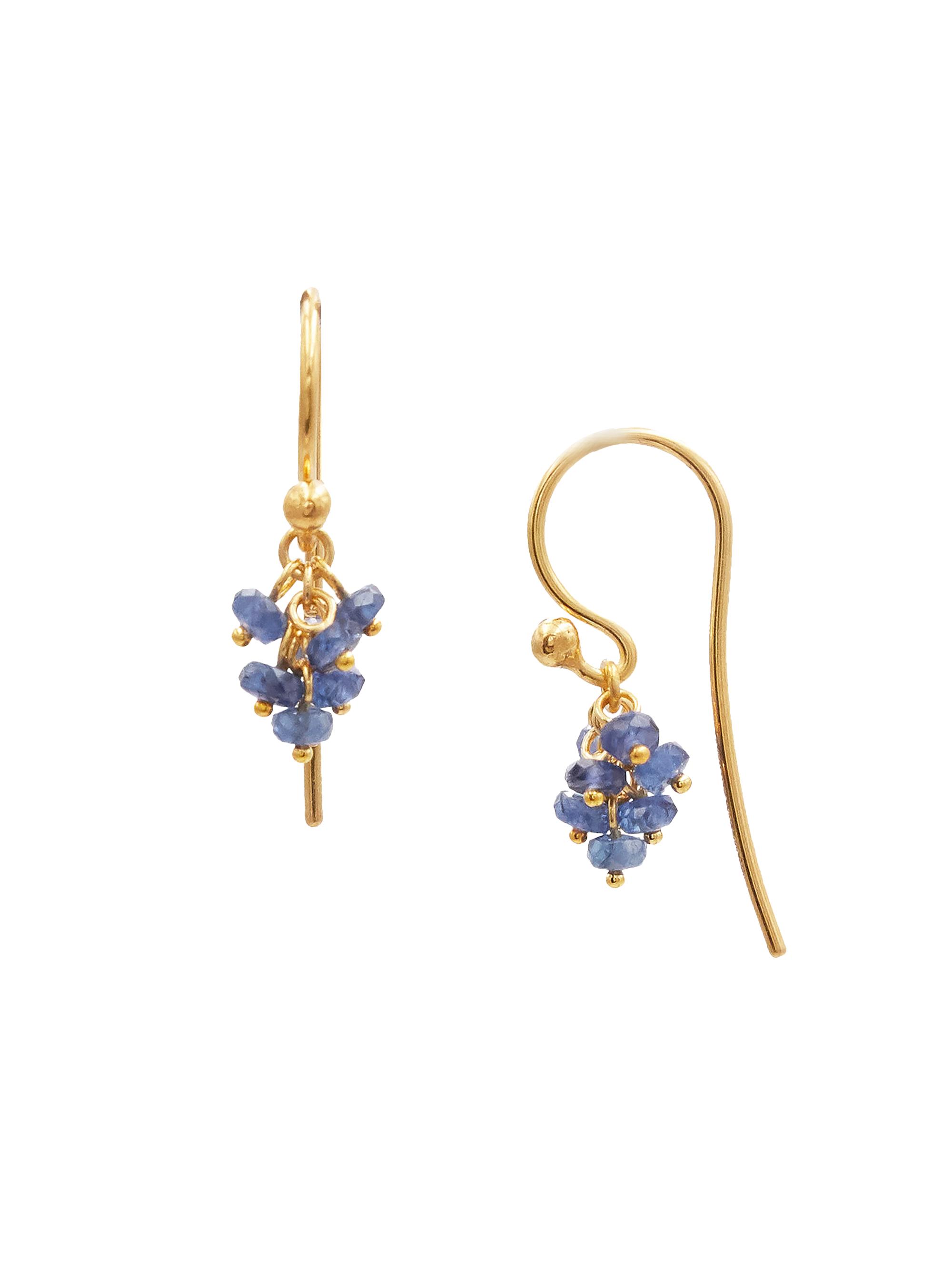 Gurhan Women's Bouclé 18K & 24K Yellow Gold & Sapphire Charm Earrings - Yellow Gold