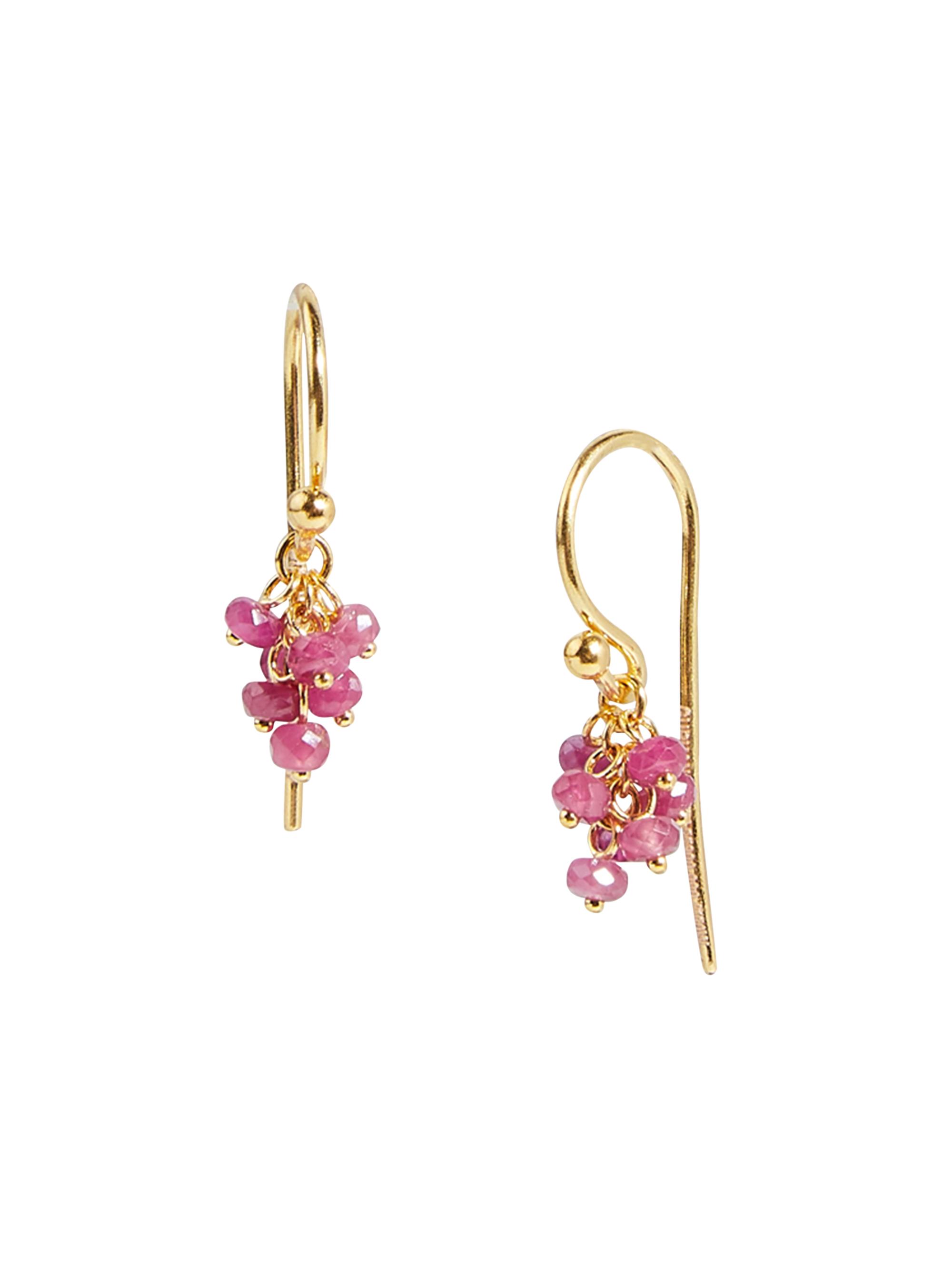 Gurhan Women's Bouclé 18K & 24K Yellow Gold & Ruby Charm Earrings - Yellow Gold