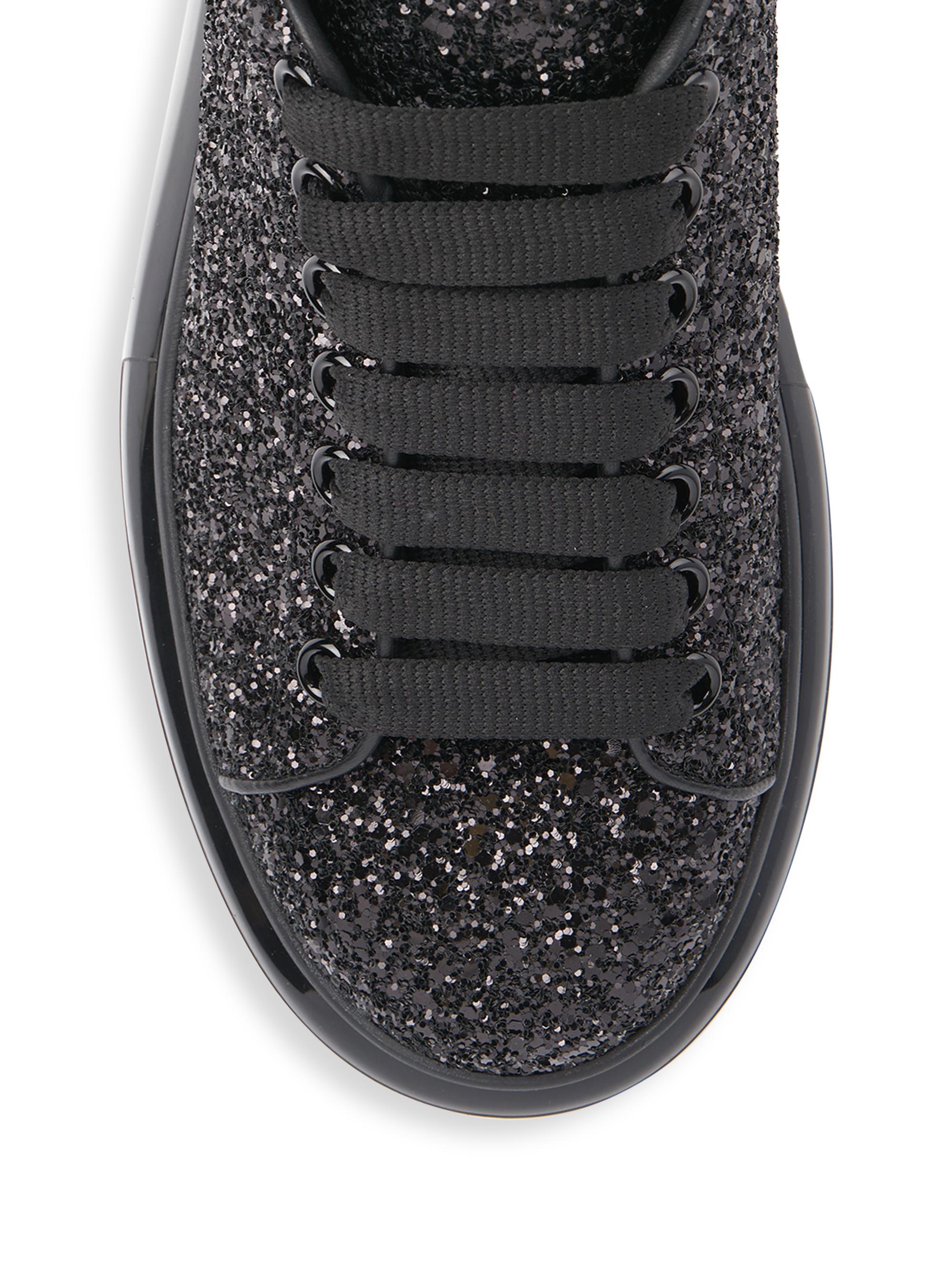 Buy alexander mcqueen sneakers glitter black Online Sale