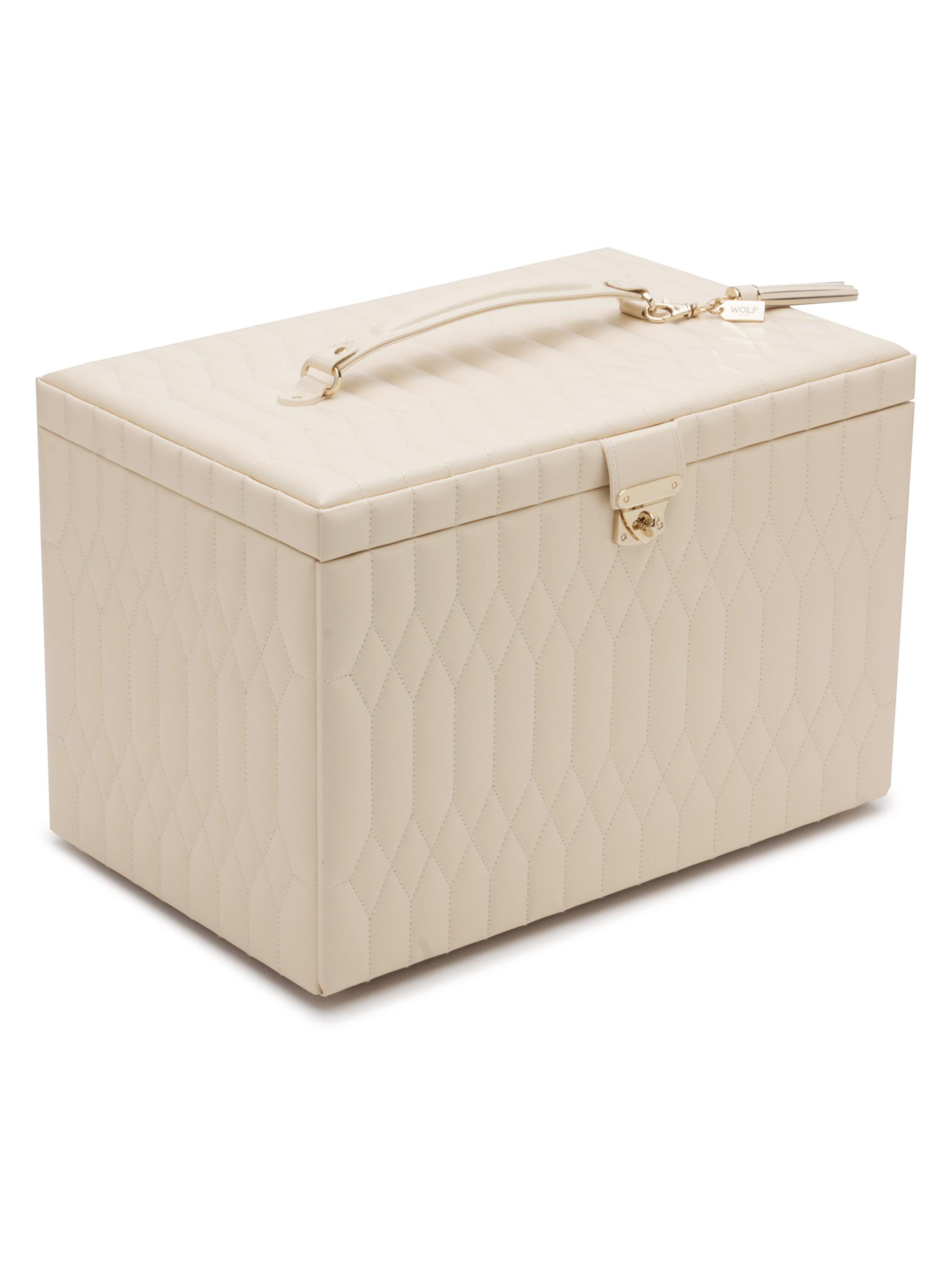 Wolf Caroline Extra Large Leather Jewelry Case -