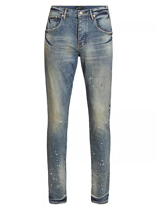 Best Price* Purple Brand Jeans 'Black Distressed' Men Sz 30 Slim Fit