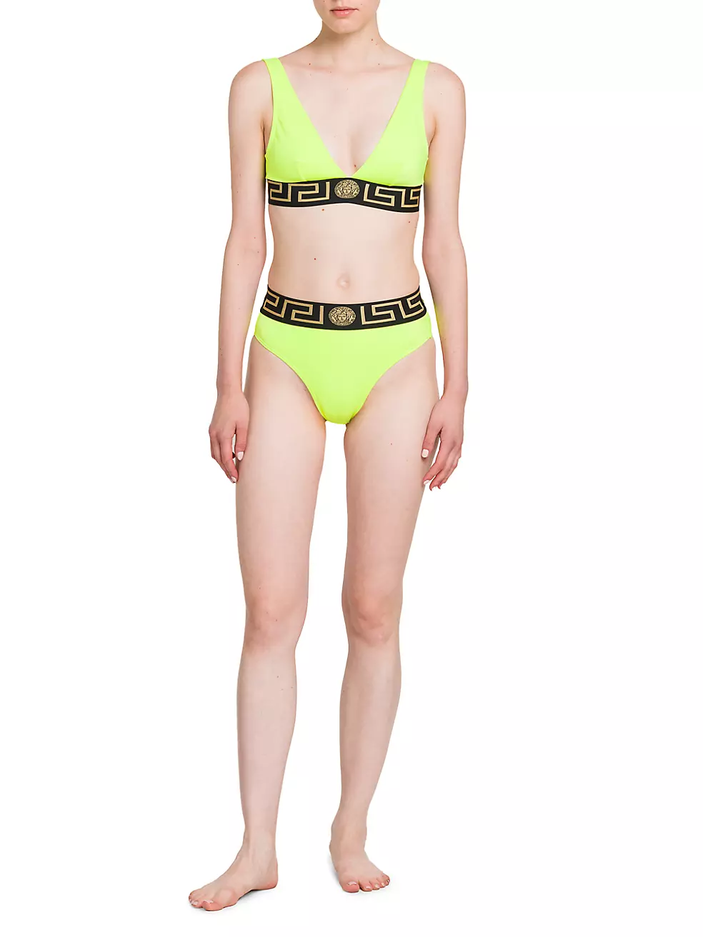 Versace Monogram Bikini Top