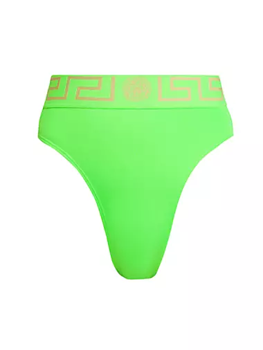Versace Swim Bikini Monogram Sponge + Patch Versace