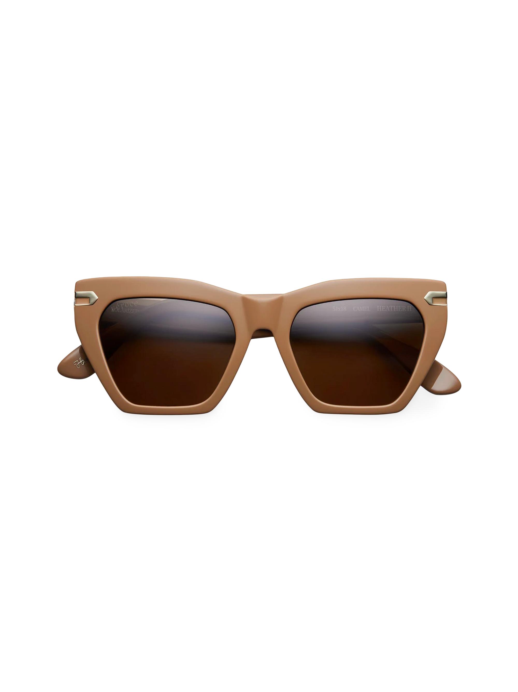 Feroce Women's Heather 51MM Squared Cat-Eye Sunglasses - Camel