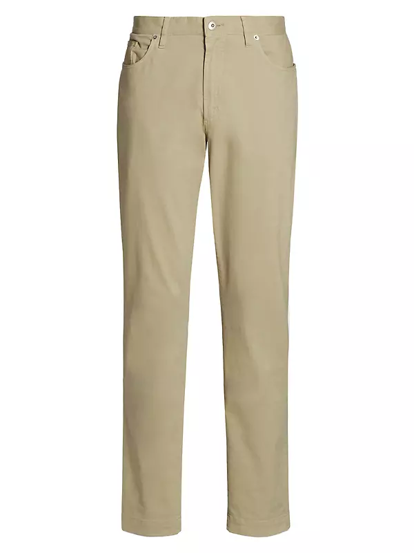 Straight Leg Sueded Twill Pants - FINAL SALE