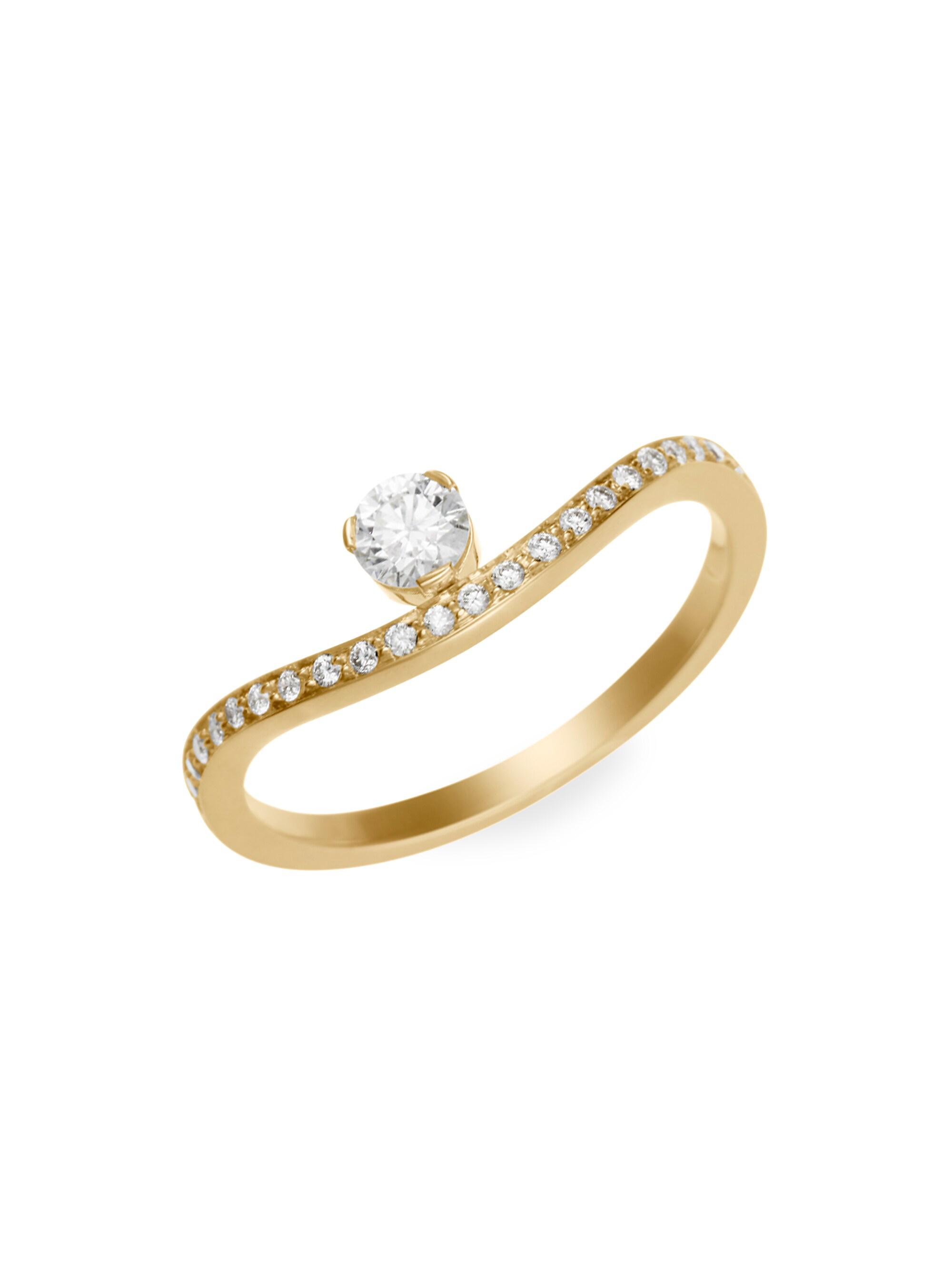 Sophie Bille Brahe Women's Classic Collection 18K Yellow Gold & Diamond Grace Diamant Ring - Gold