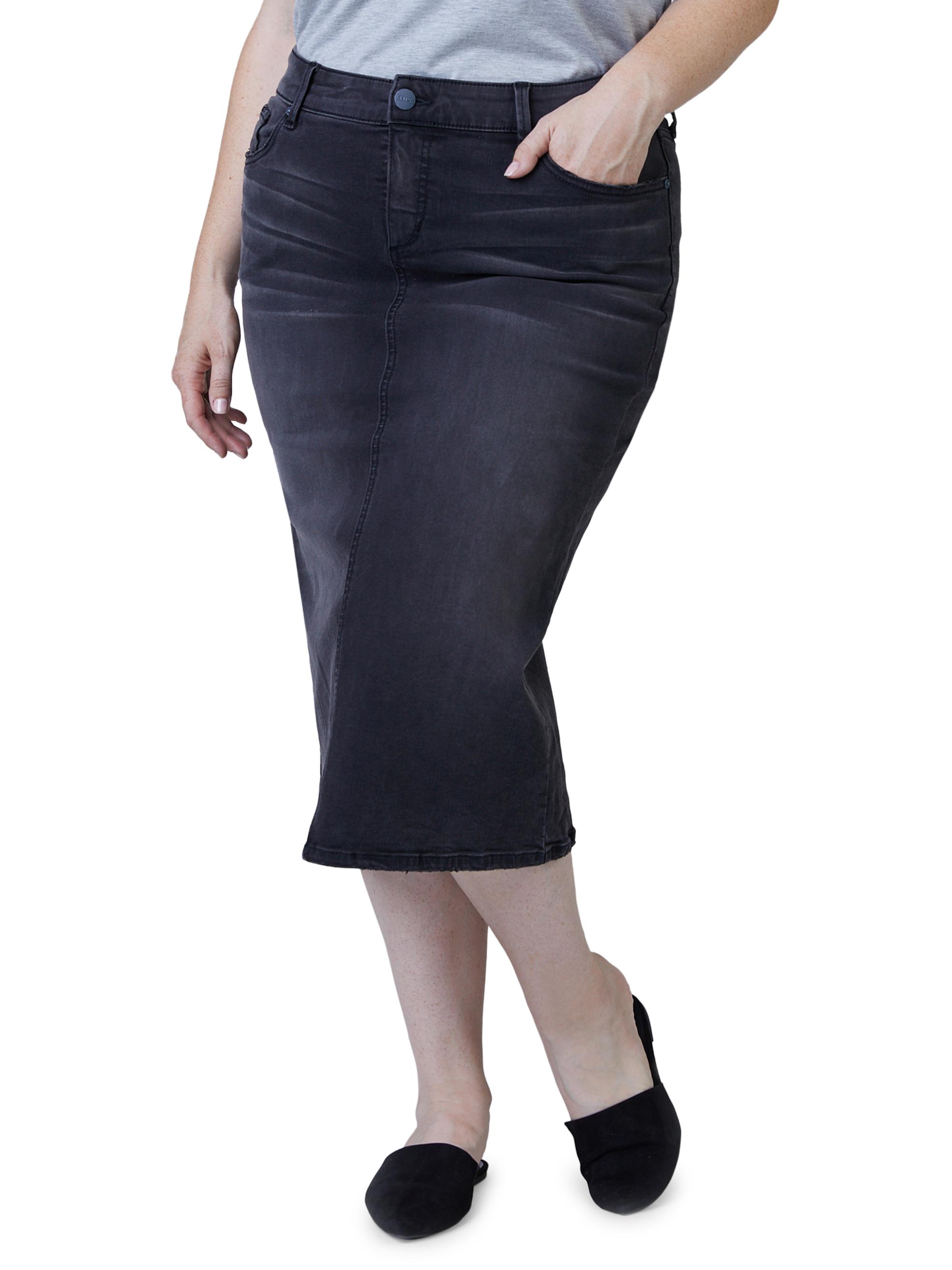 Slink Jeans Women's Denim Pencil Skirt - Adrianna