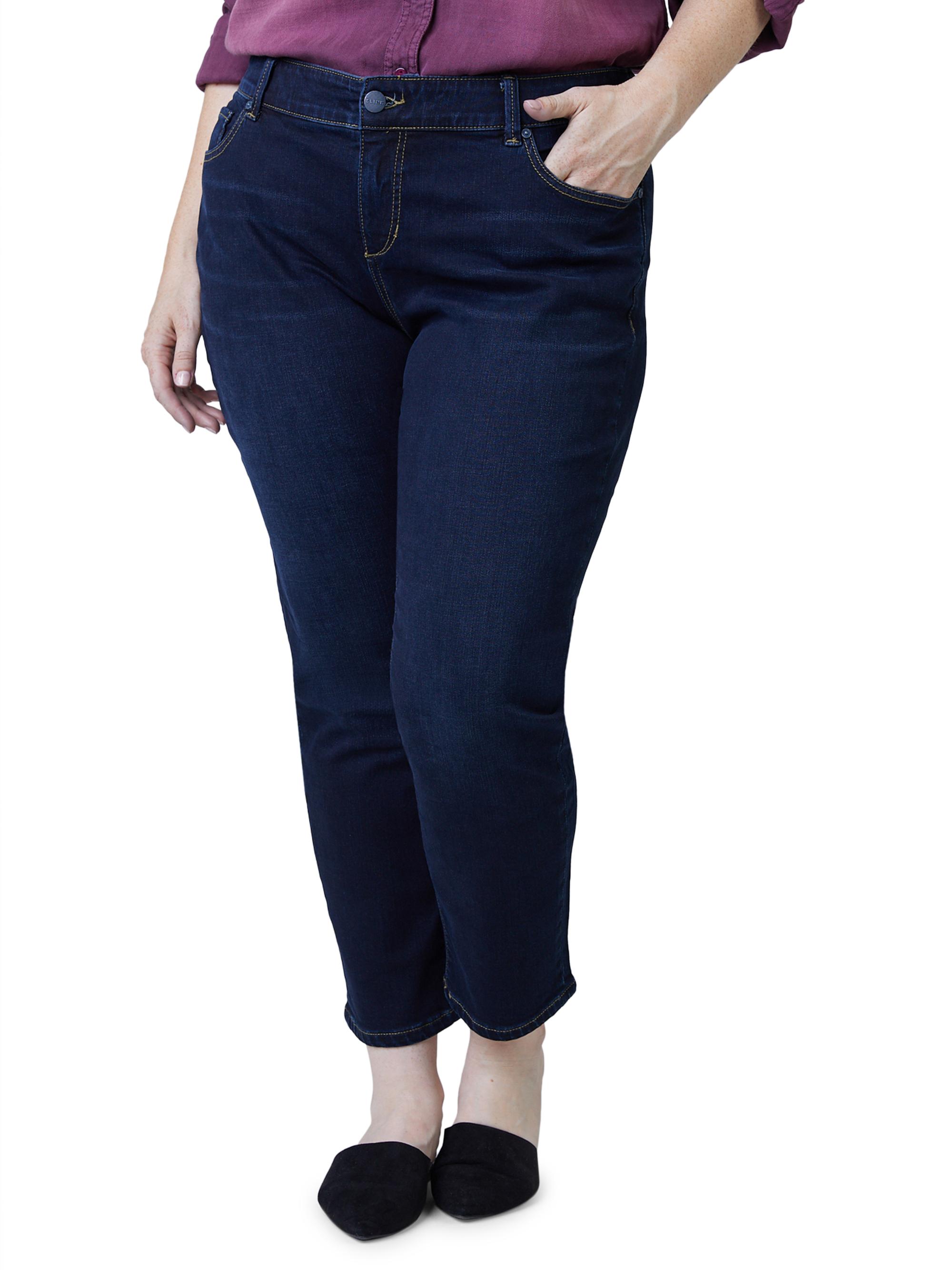 Slink Jeans Women's Mid-Rise Boyfriend Ankle Jeans - Summer