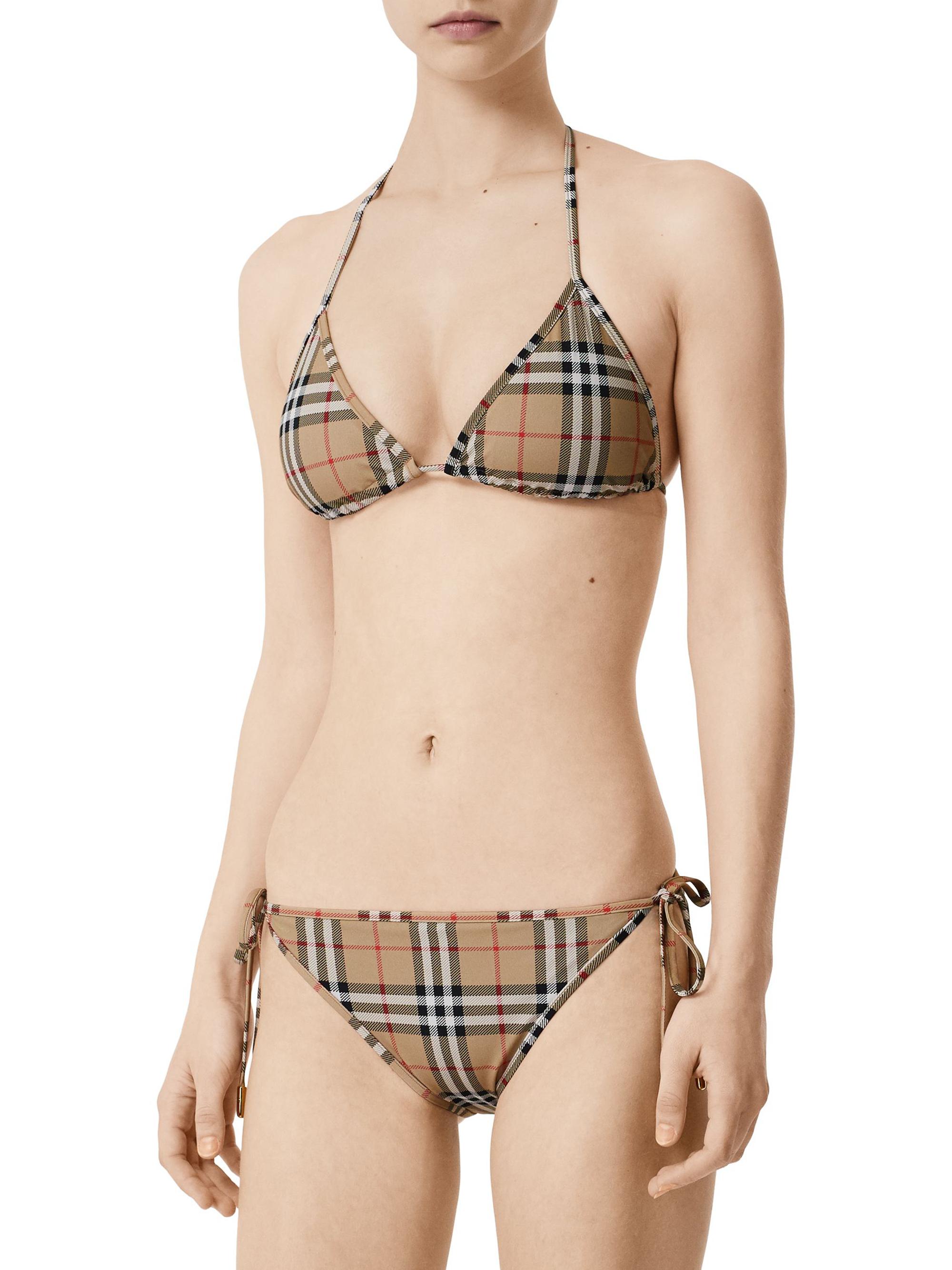 N*a様 週末限定価格【美品】BURBERRY BRIT メガチェック ポロシャ Burberry Archive Check Bikini Set | Saks Fifth Avenue