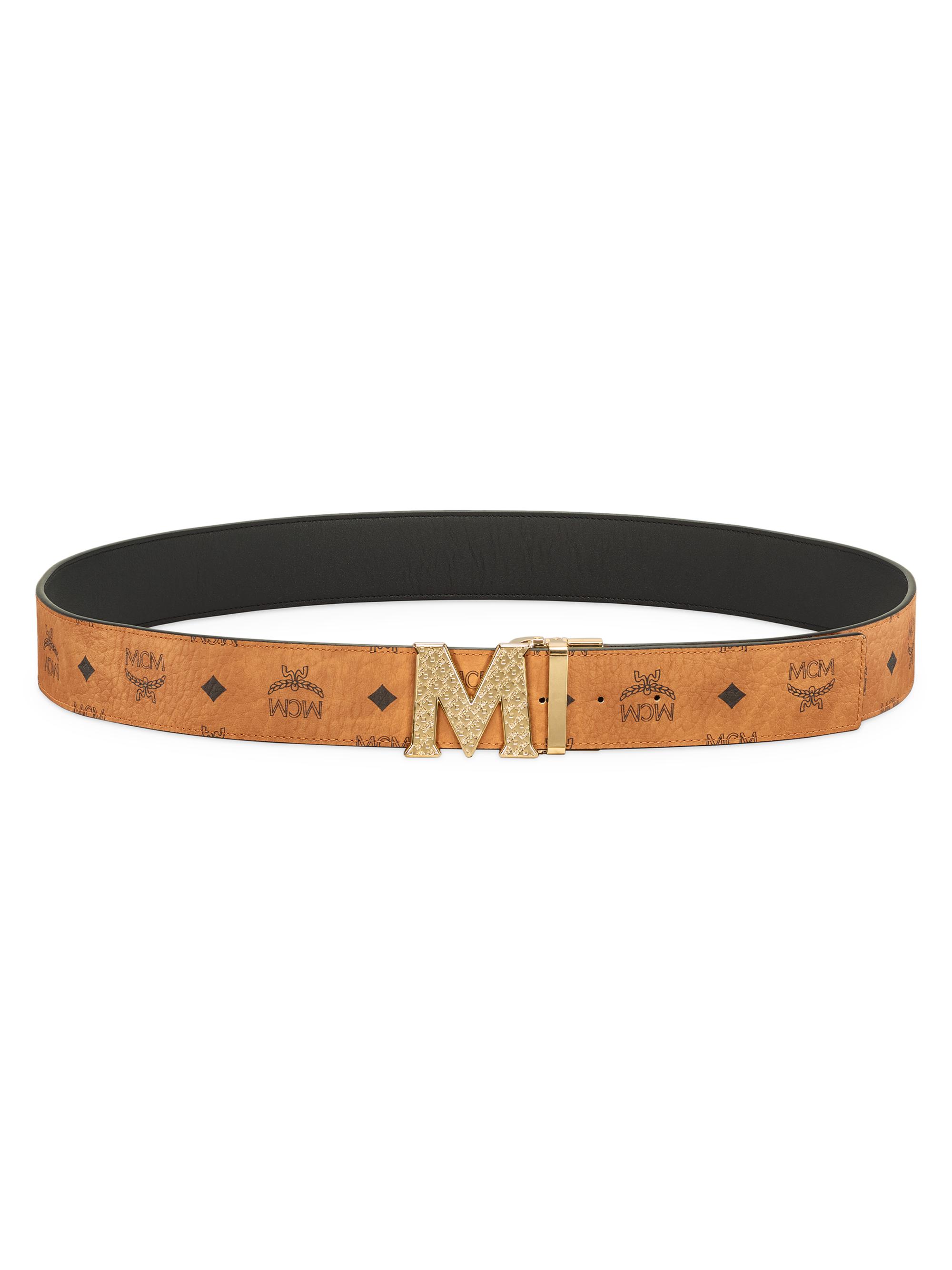 MCM Claus Reversible Logo Engraved Belt | Saks Fifth Avenue