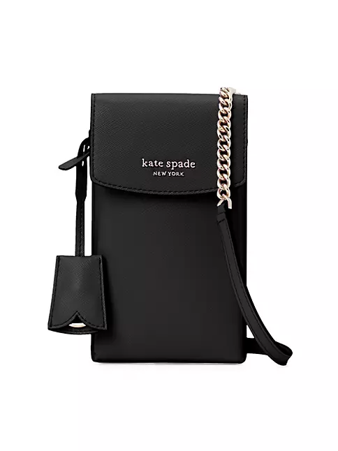 Buy Kate Spade New York Spencer Saffiano Leather Black Crossbody Bag from  Next USA