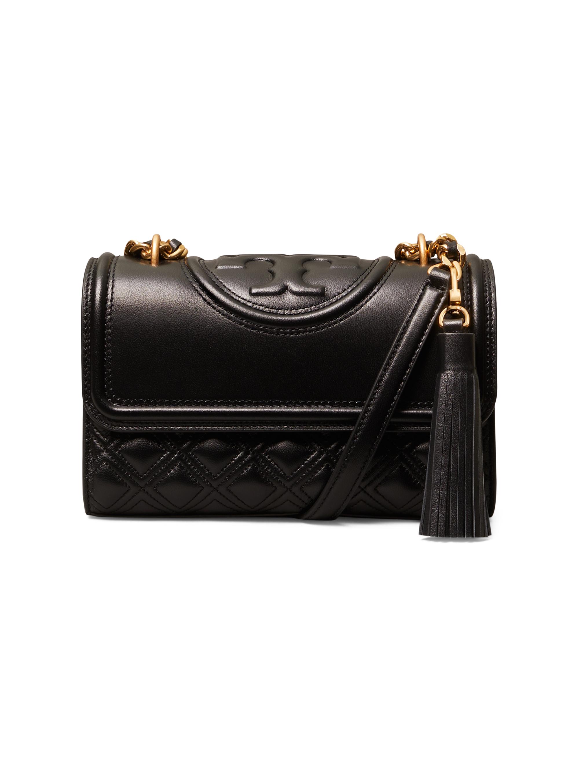 Tory Burch Small Fleming Leather Tassel Crossbody Bag | Saks