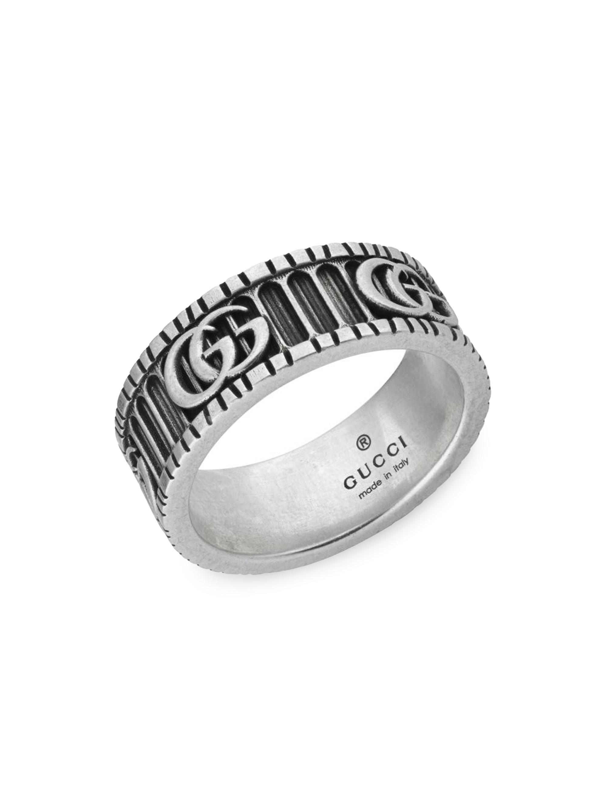 Gucci GG Marmont Sterling Silver Ring | Saks Fifth Avenue