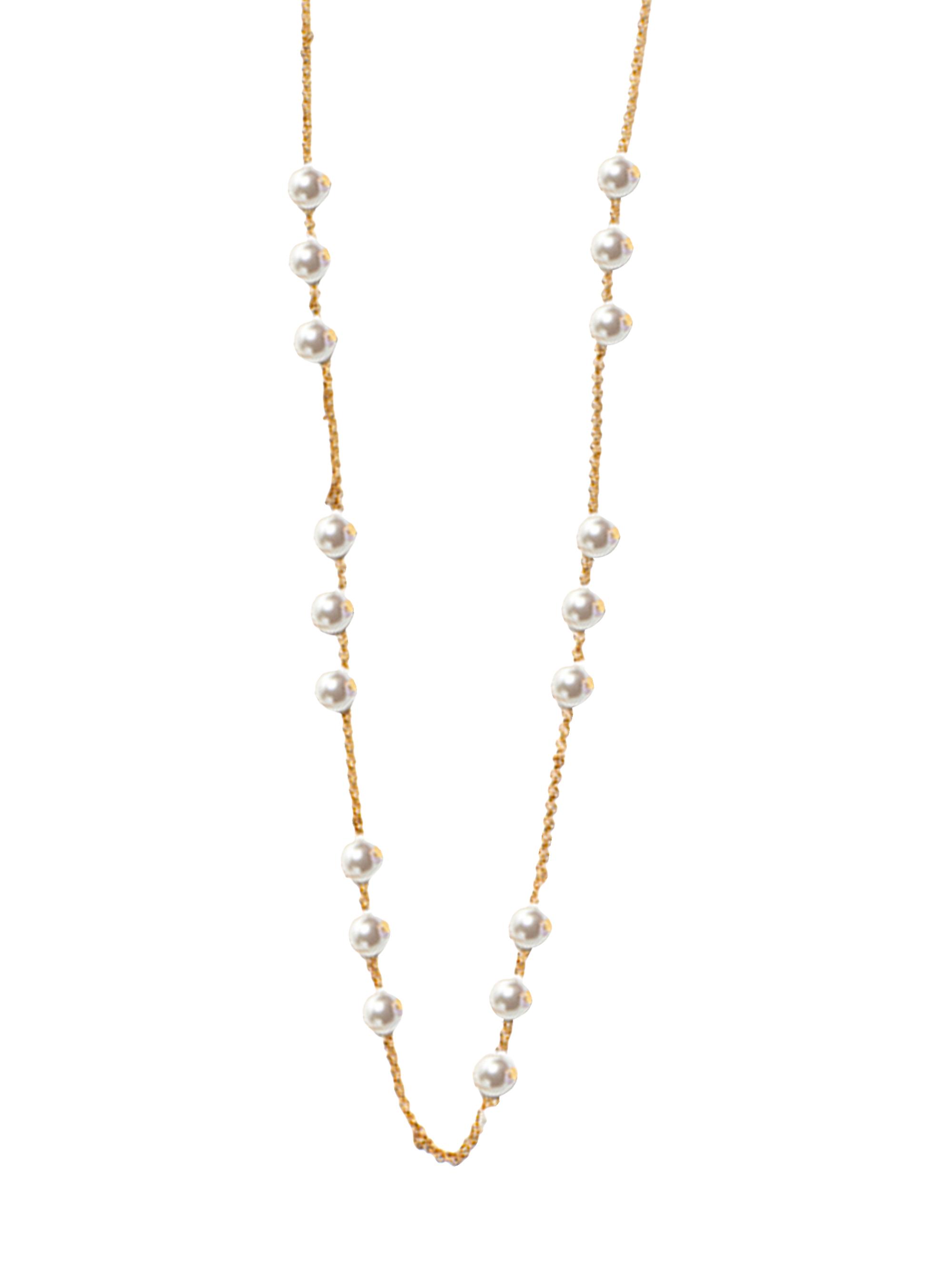 LELE SADOUGHI AUTHENTIC GLASS PEARL CHAIN FOR SUNGLASSES; FACE MASK & NECKLACE LELE SADOUGHI AUTHENTIC GLASS PEARL CHAIN FOR SUNGLASSES  main image 2