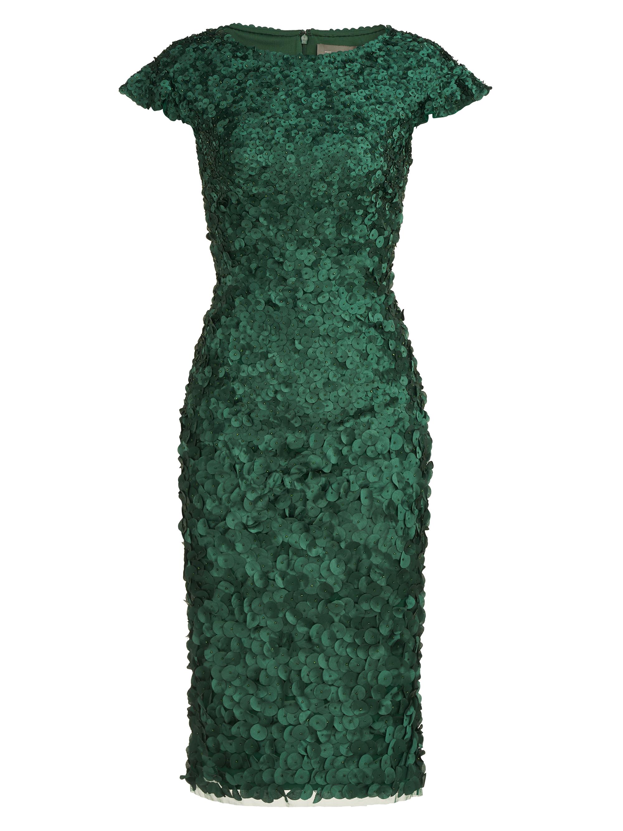 theia beaded petal dress Odette Ombre Petal Dress main image 0