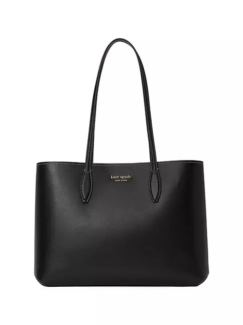 Kate Spade New York Women's Large All Day Leather Tote - Black