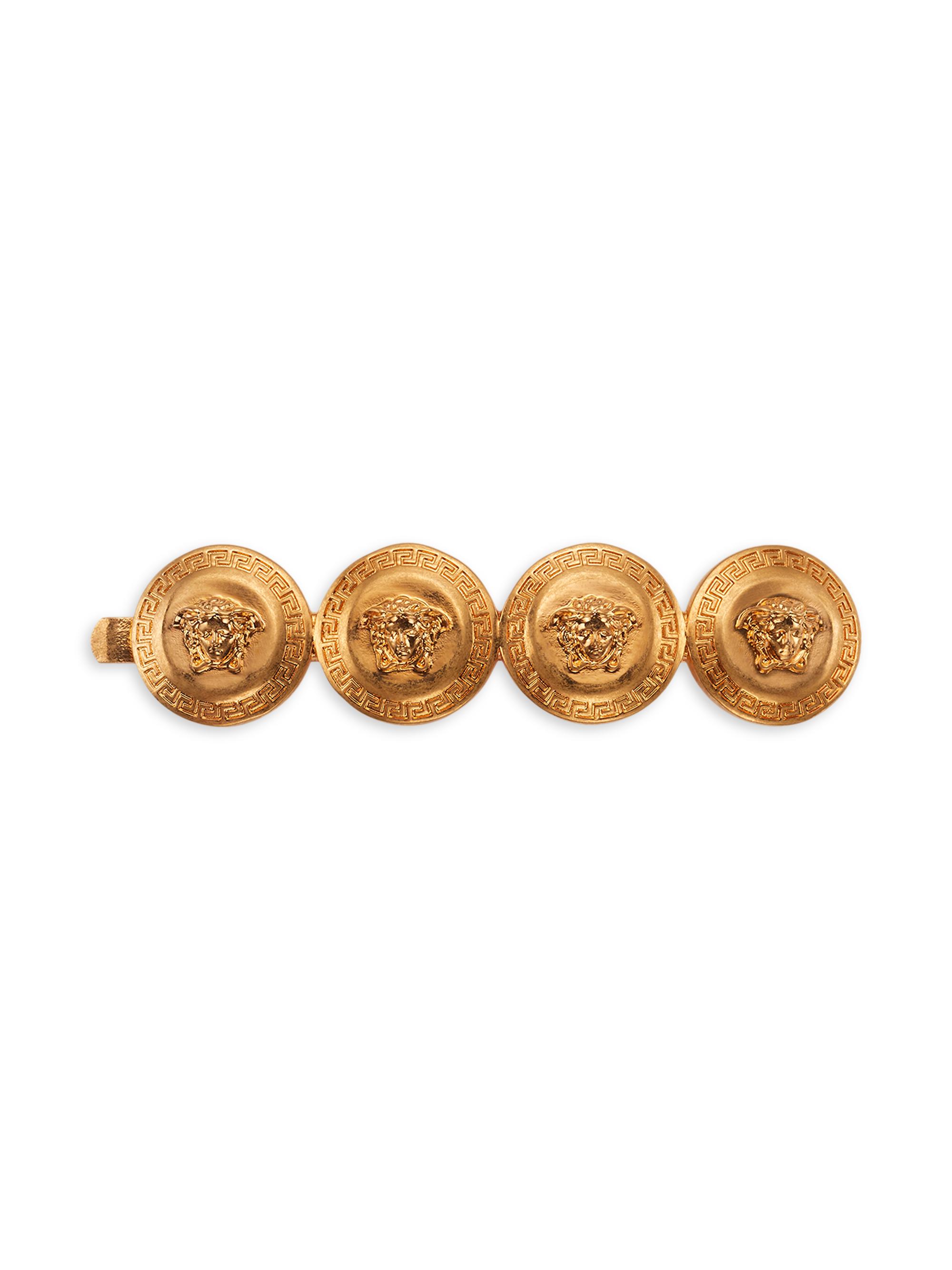 Versace MEDUSA TRIBUTE HAIR PIN Tribute Medusa hair clip in gold - Versace | Mytheresa main image 2