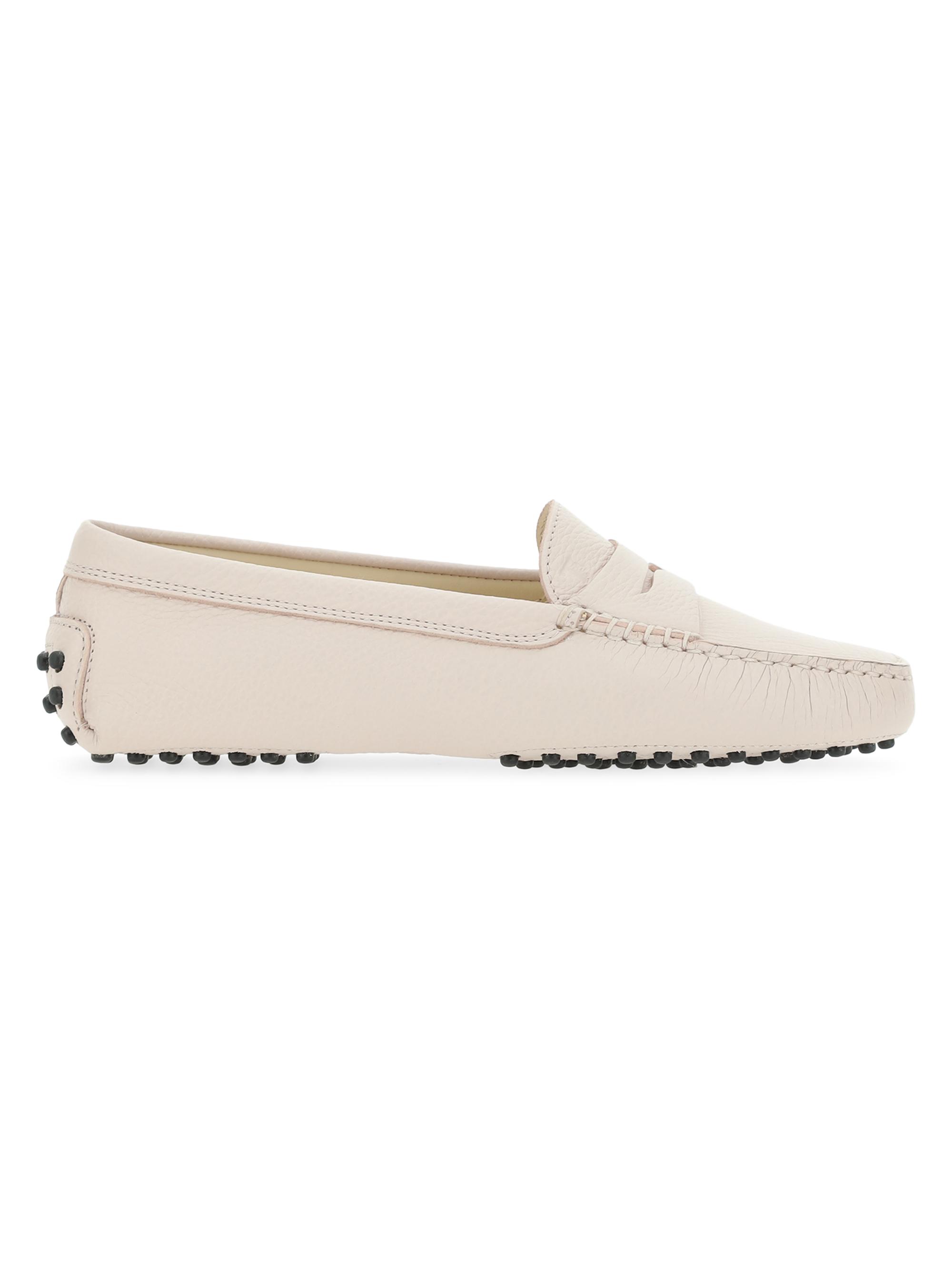 Tod's Women's Gommino Leather Driving Loafers - Pale Pink