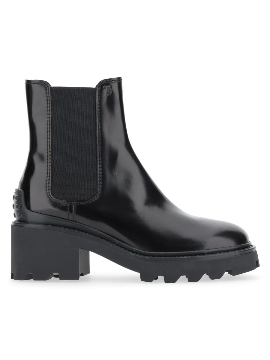 【関税＆送料込み】Tod'S Smooth Leather Chelsea Boots Shoes Tod's Chelsea Boots Booties Shoes Womens Size 7 US 37 EU