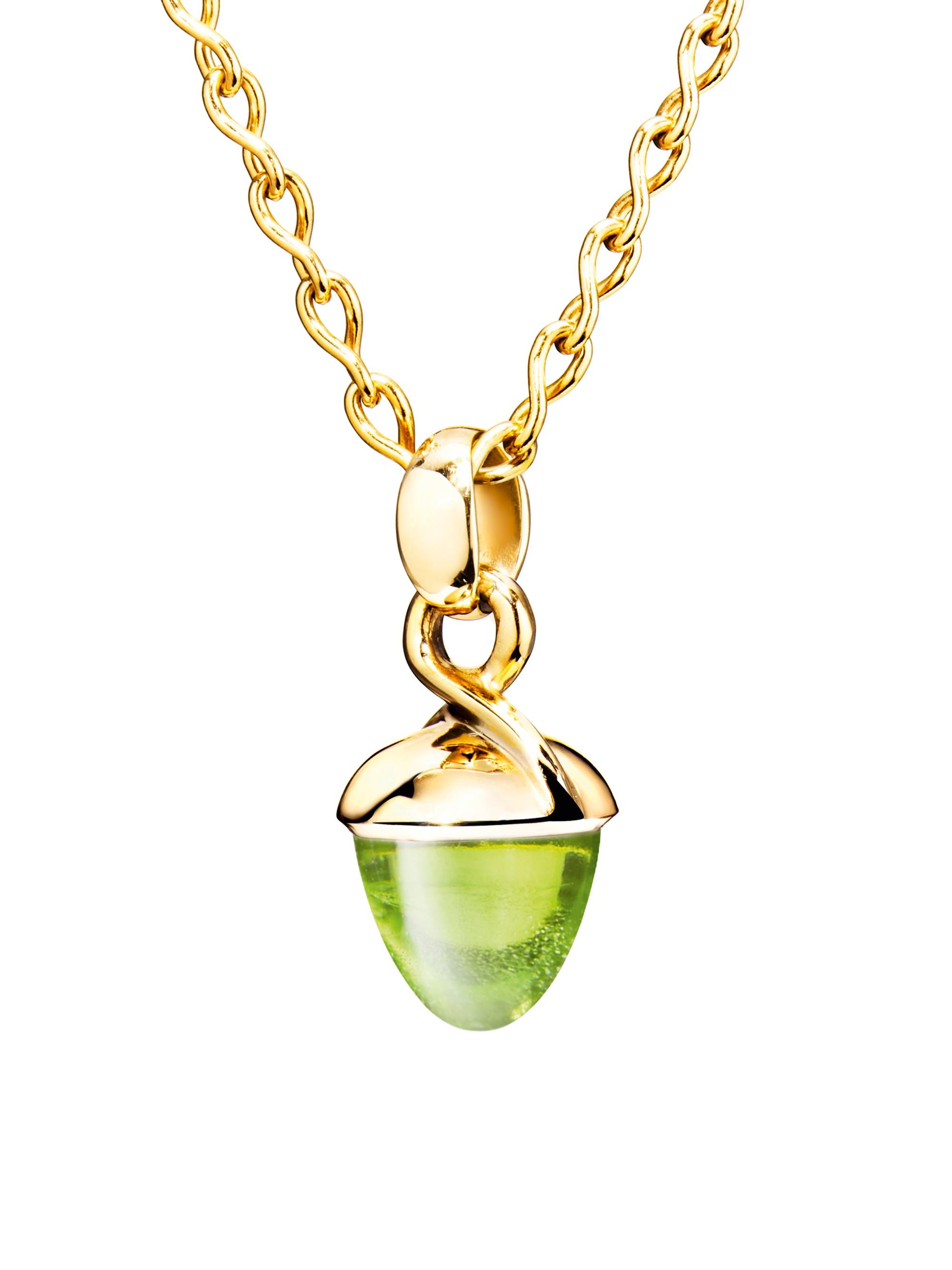 Tamara Comolli Women's Mikado Bouquet 18K Yellow Gold & Peridot Acorn Pendant - Green Peridot
