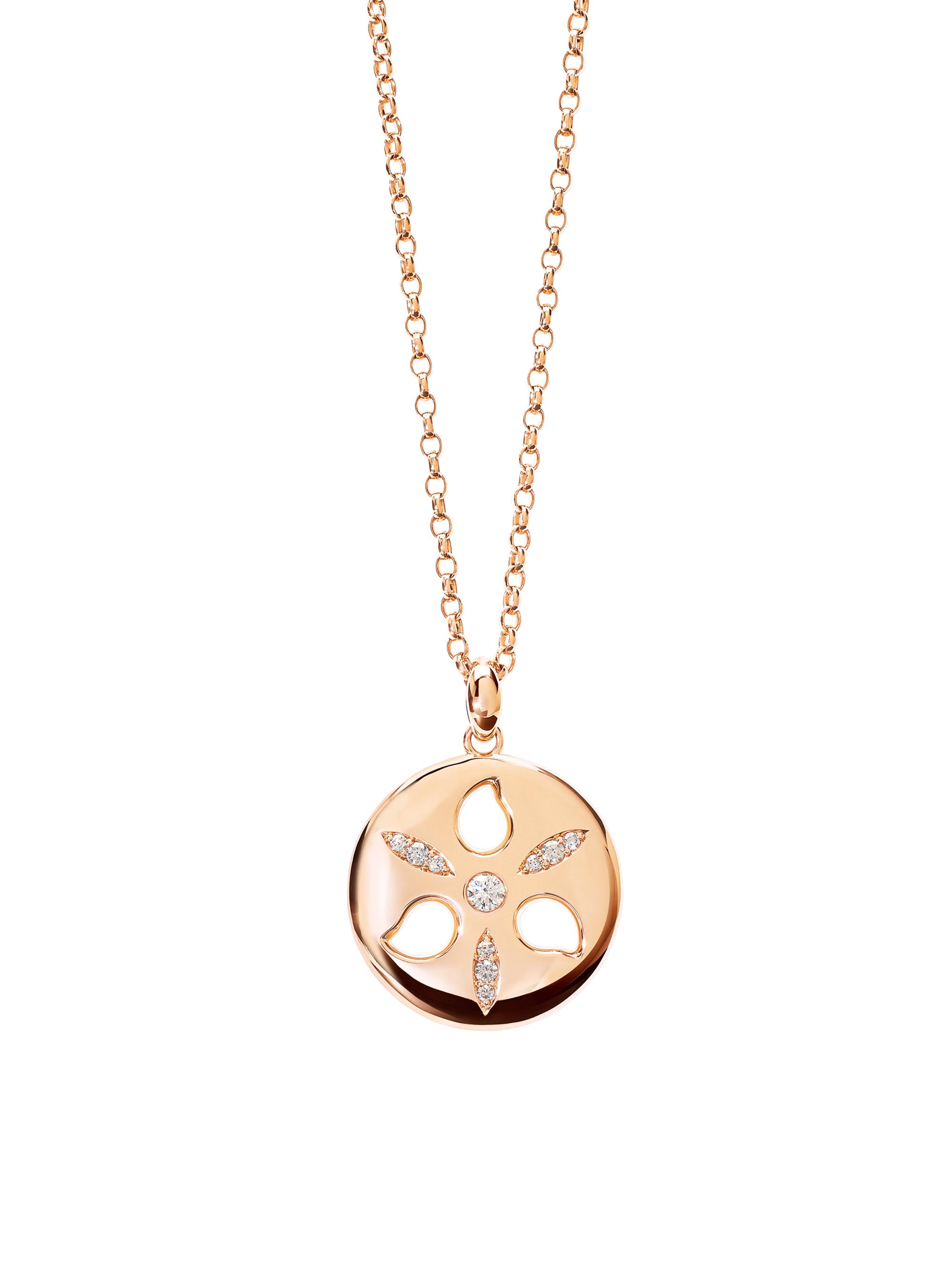Tamara Comolli Women's Signature 18K Rose Gold & Diamond  Sand Dollar Pendant - Rose Gold
