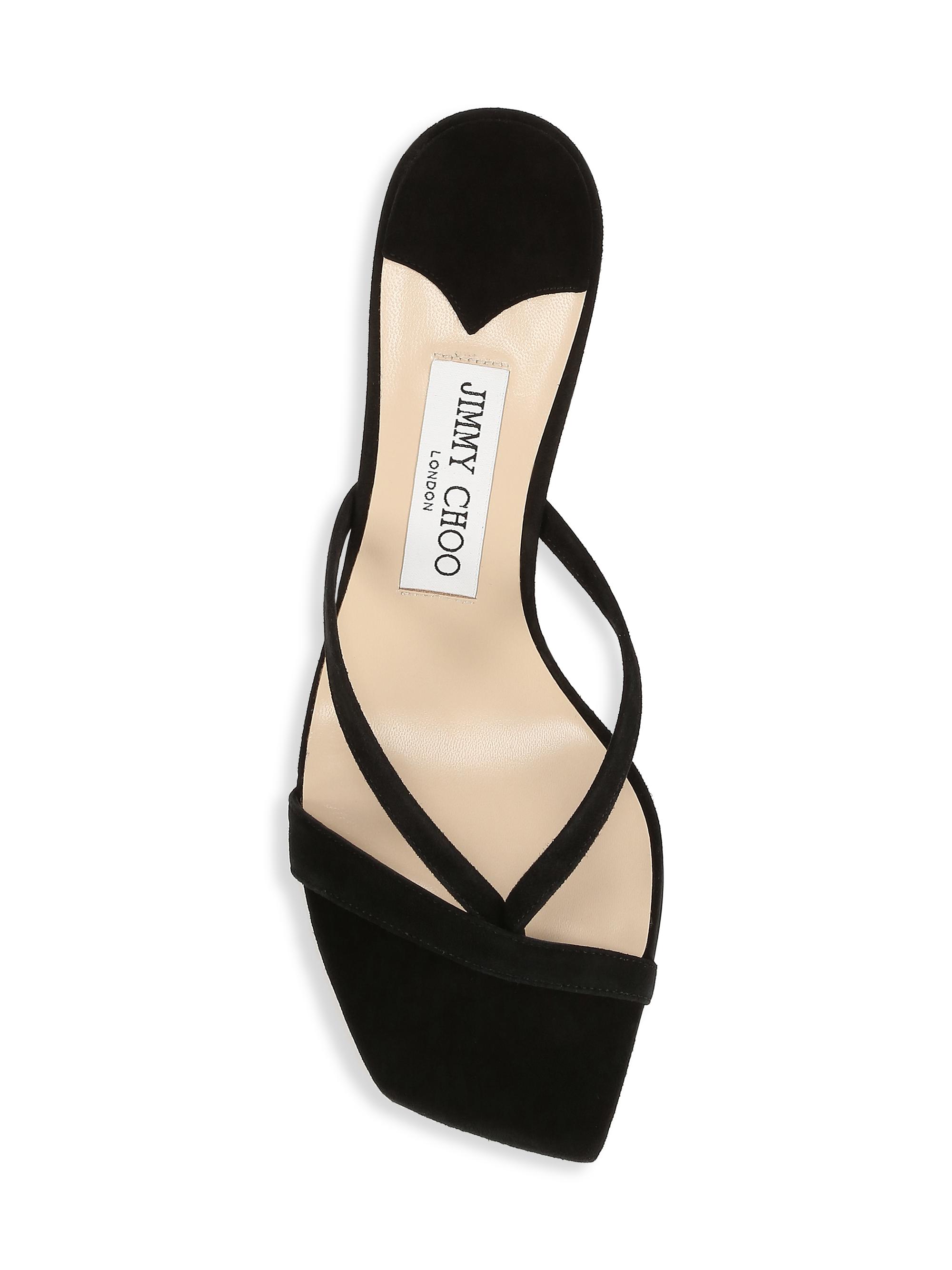 Jimmy Choo Maelie Suede Thong Sandals | Saks Fifth Avenue