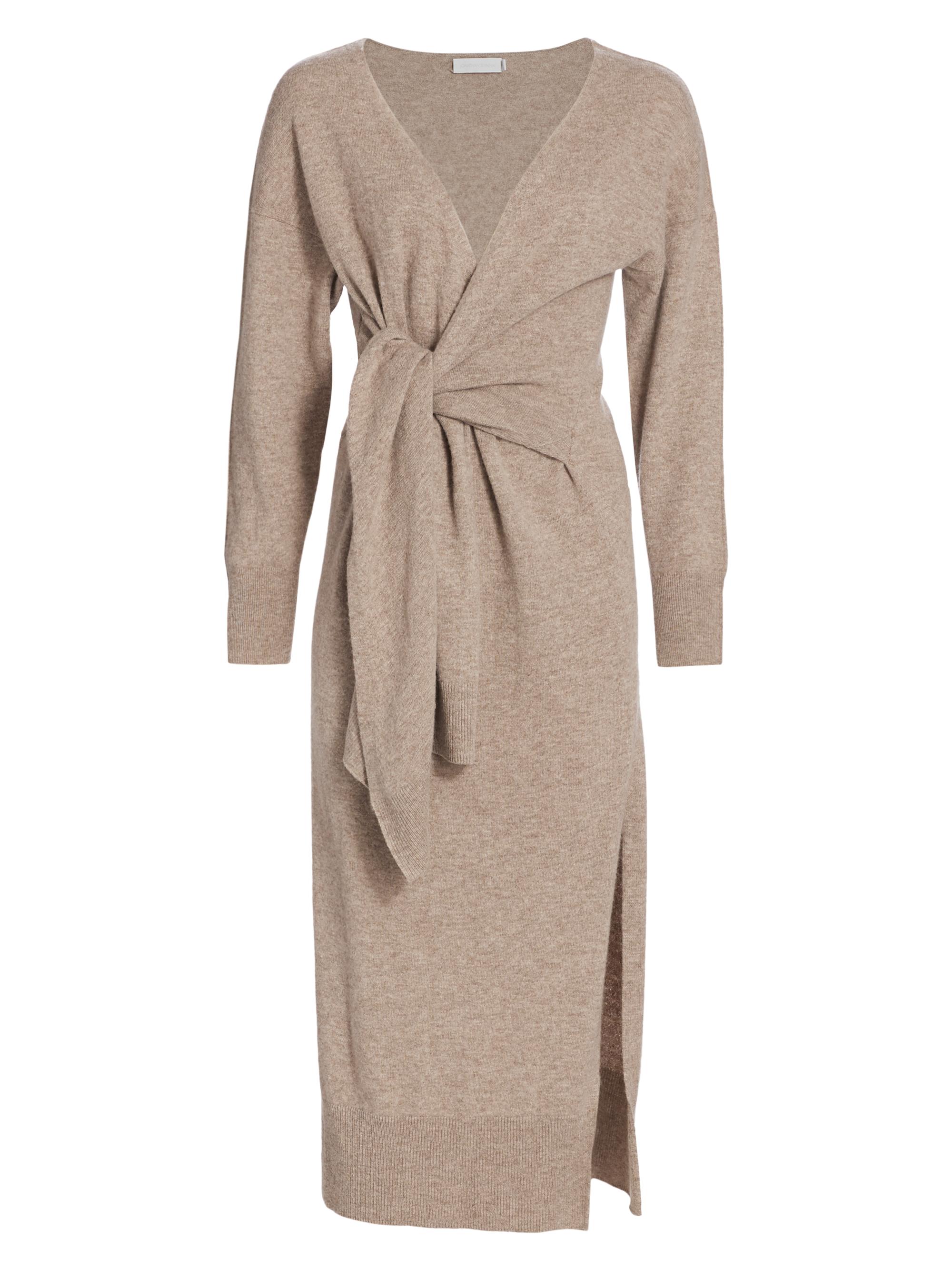 SIMKHAI Women's Skyla Loungewear Knit Wrap Dress - Fawn