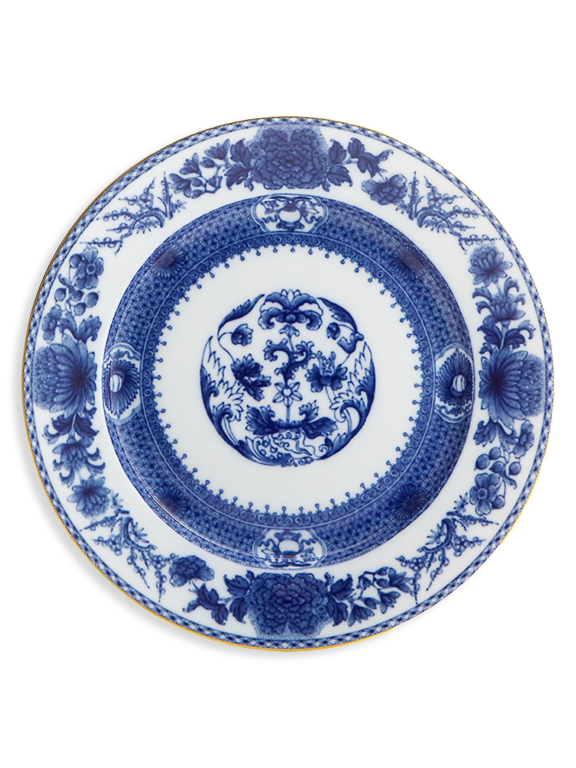 Mottahedeh Imperial Blue Porcelain Dessert Plate