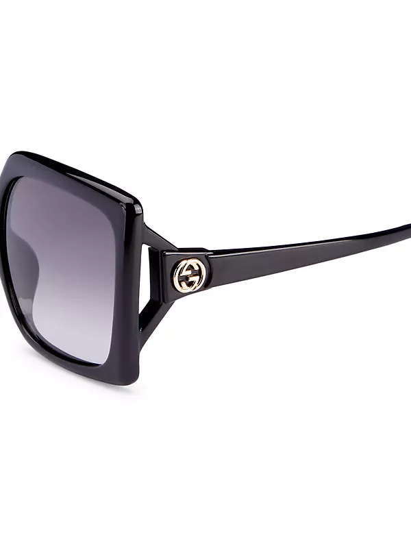 Shop Gucci Gucci Logo 59MM Oversized Square Sunglasses | Saks 
