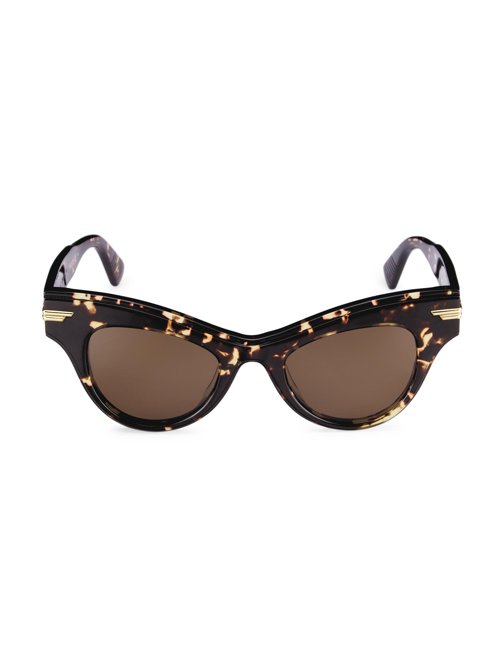 Bottega Veneta Women's Unapologetic 47MM Cat-Eye Sunglasses - Avana
