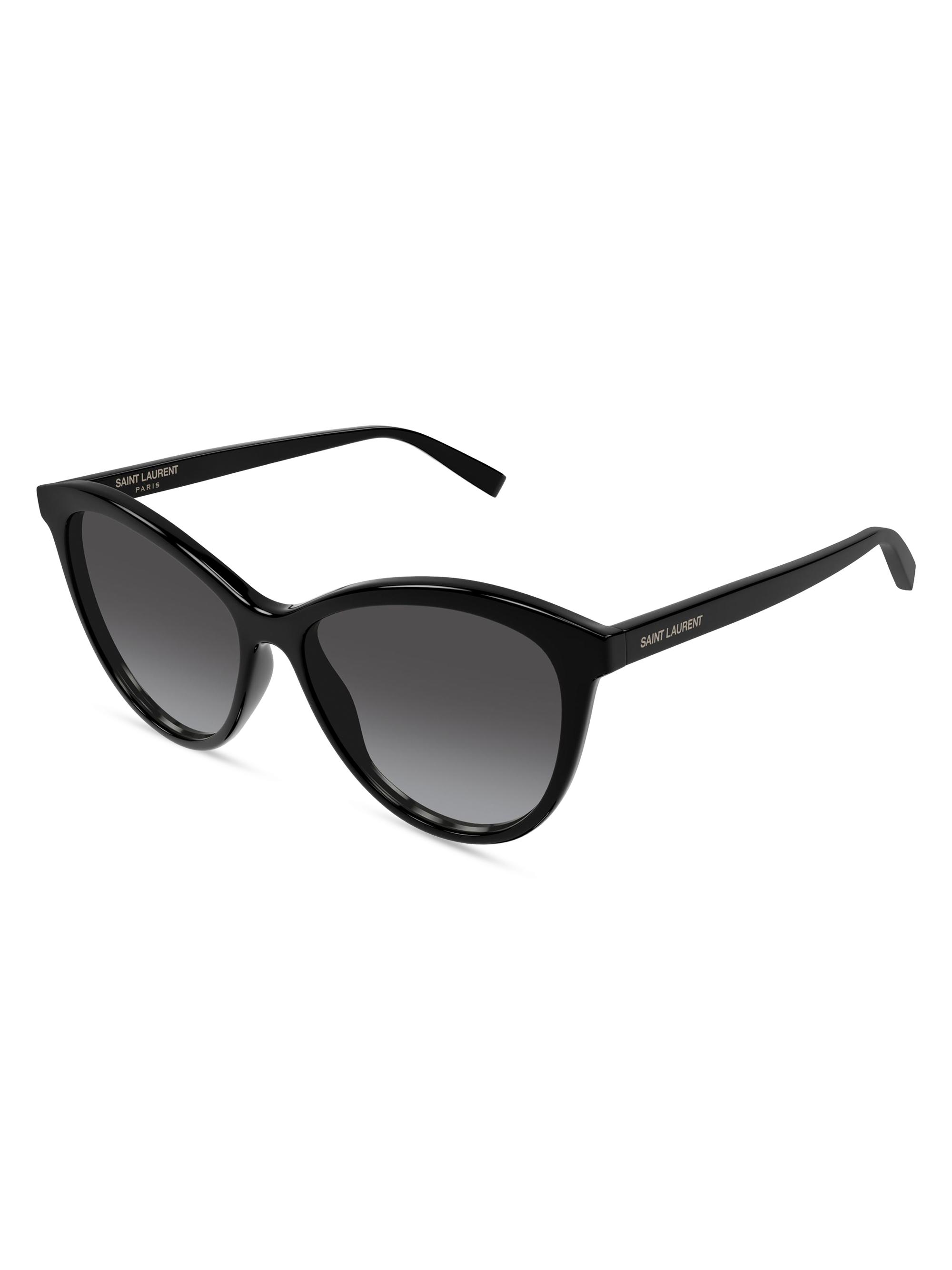 Saint Laurent Monogram Hinge 54MM Round Sunglasses | Saks Fifth Avenue