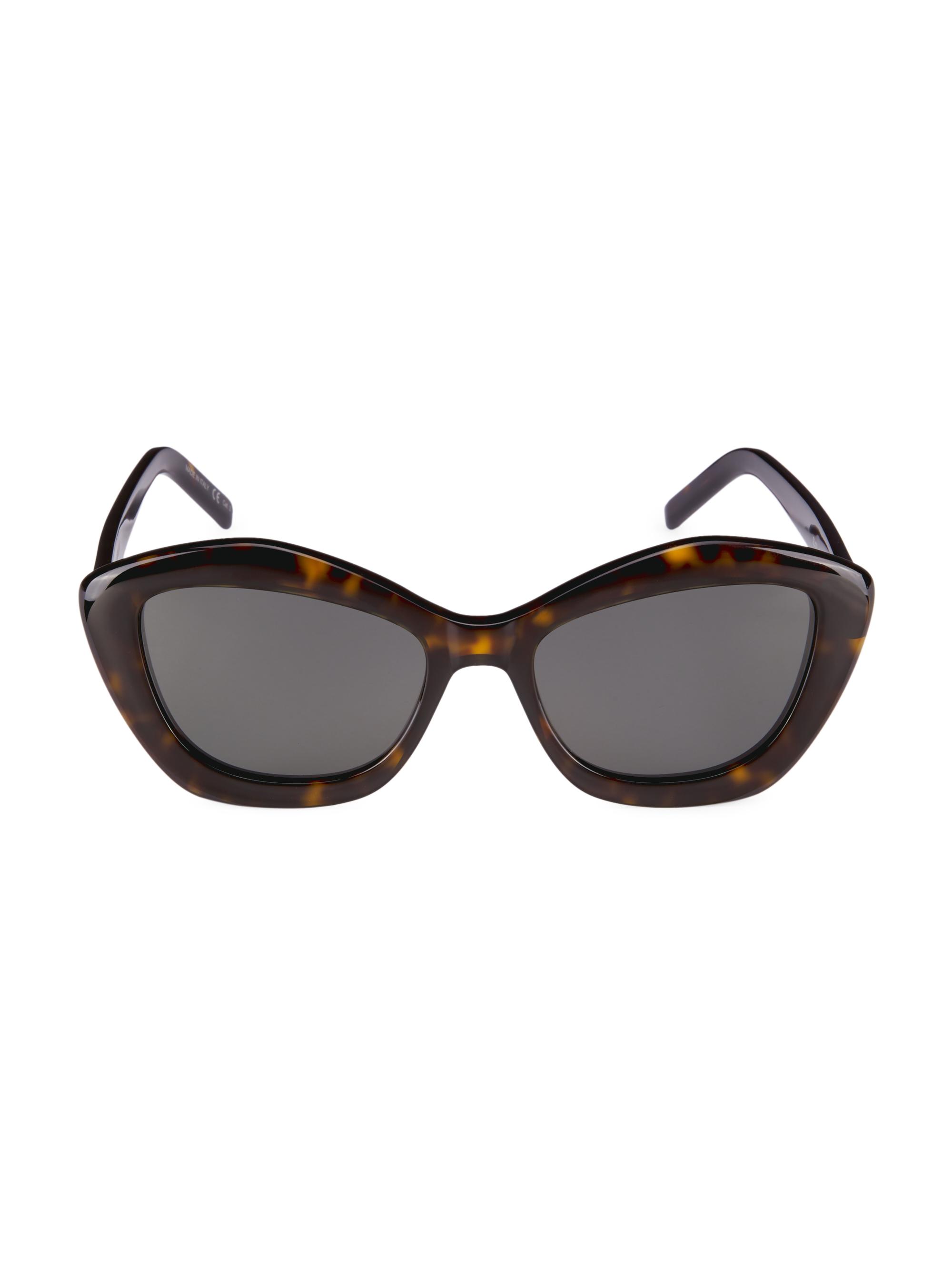 Saint Laurent Monogram 56MM Cat-Eye Sunglasses | Saks Fifth Avenue