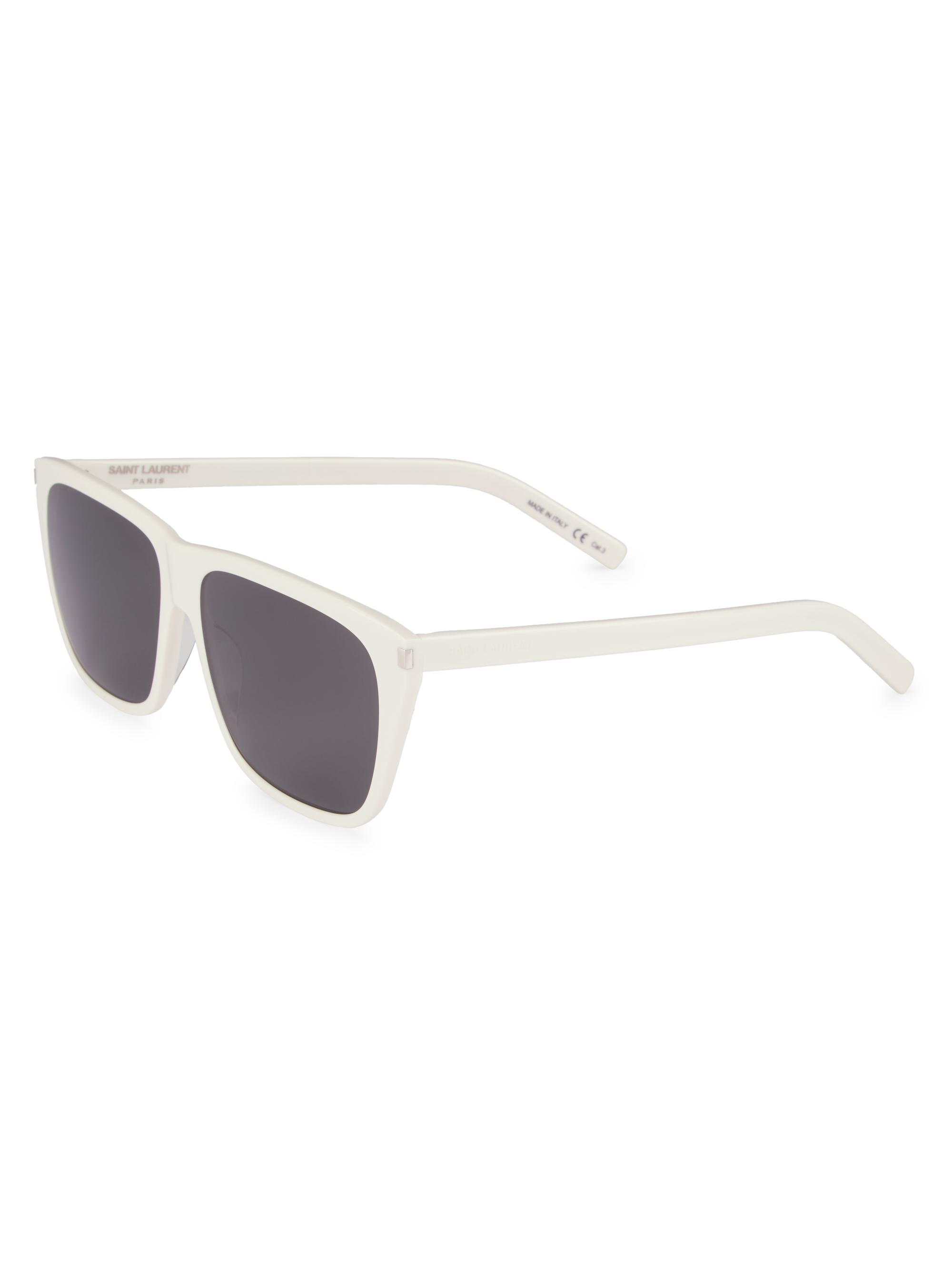 Saint Laurent Classic 57MM Rectangular Sunglasses | Saks Fifth Avenue