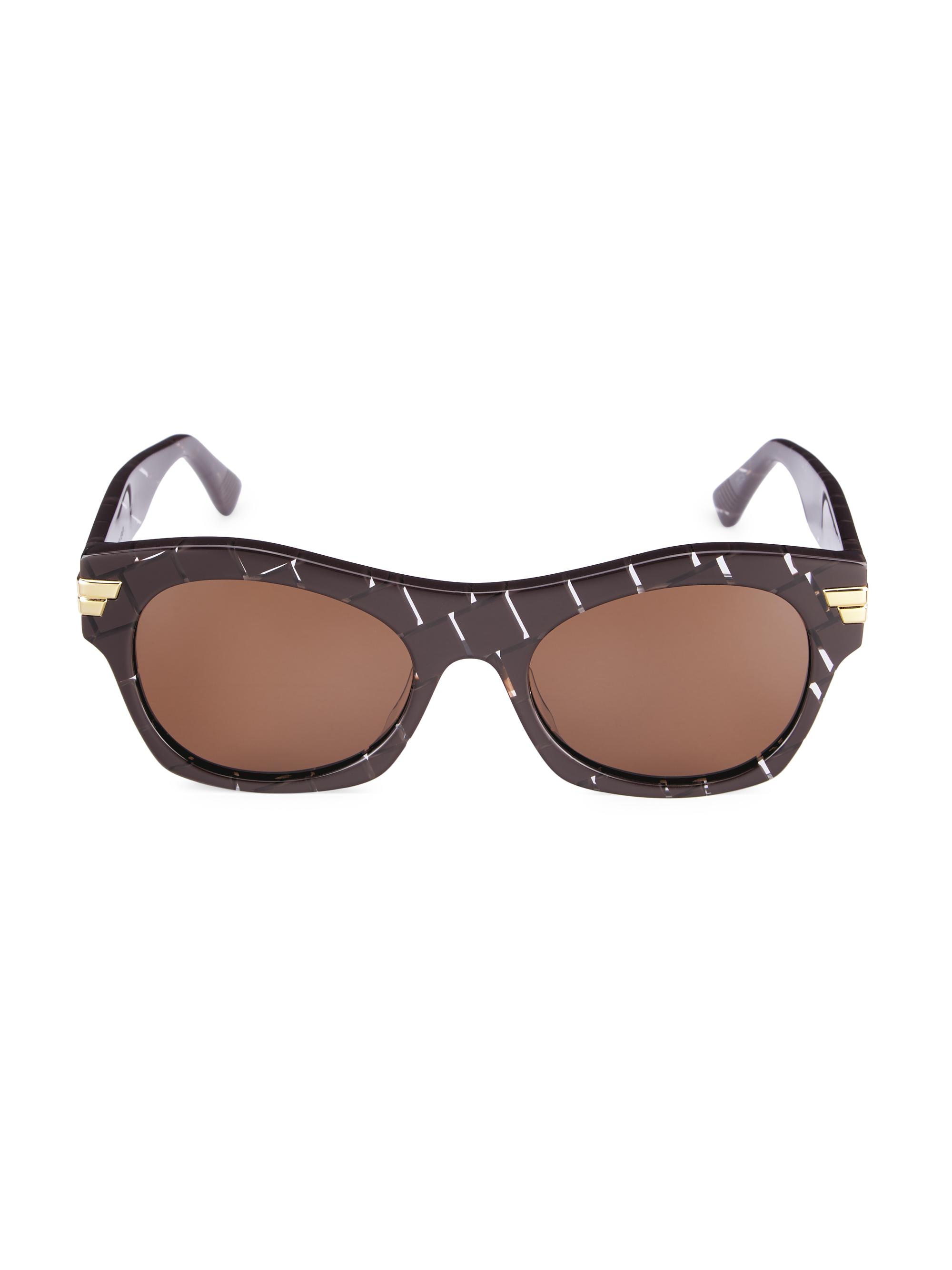 Bottega Veneta Triangle 52MM Cat-Eye Sunglasses | Saks Fifth Avenue